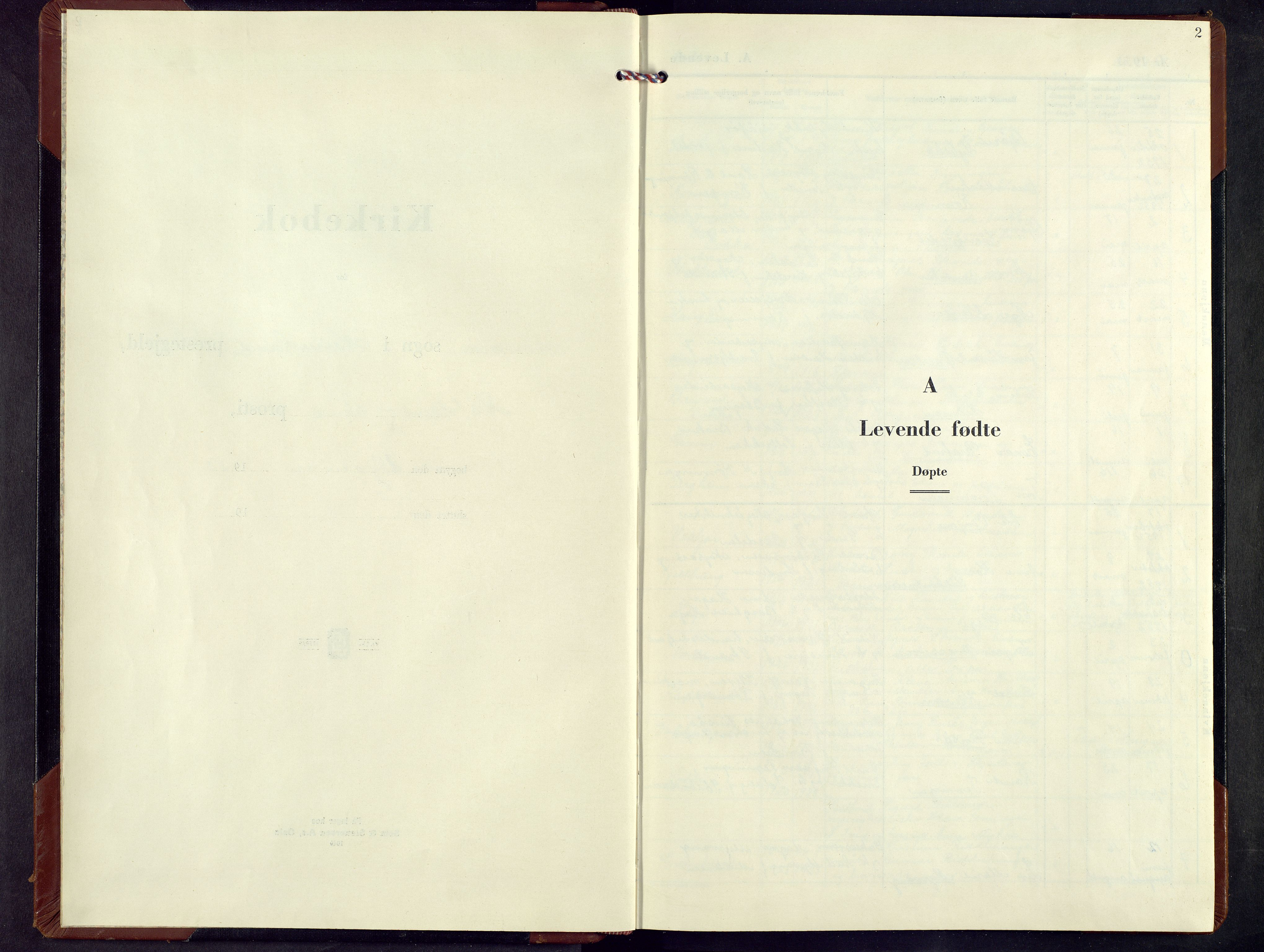 Nordre Land prestekontor, AV/SAH-PREST-124/H/Ha/Hab/L0008: Parish register (copy) no. 8, 1953-1974, p. 2