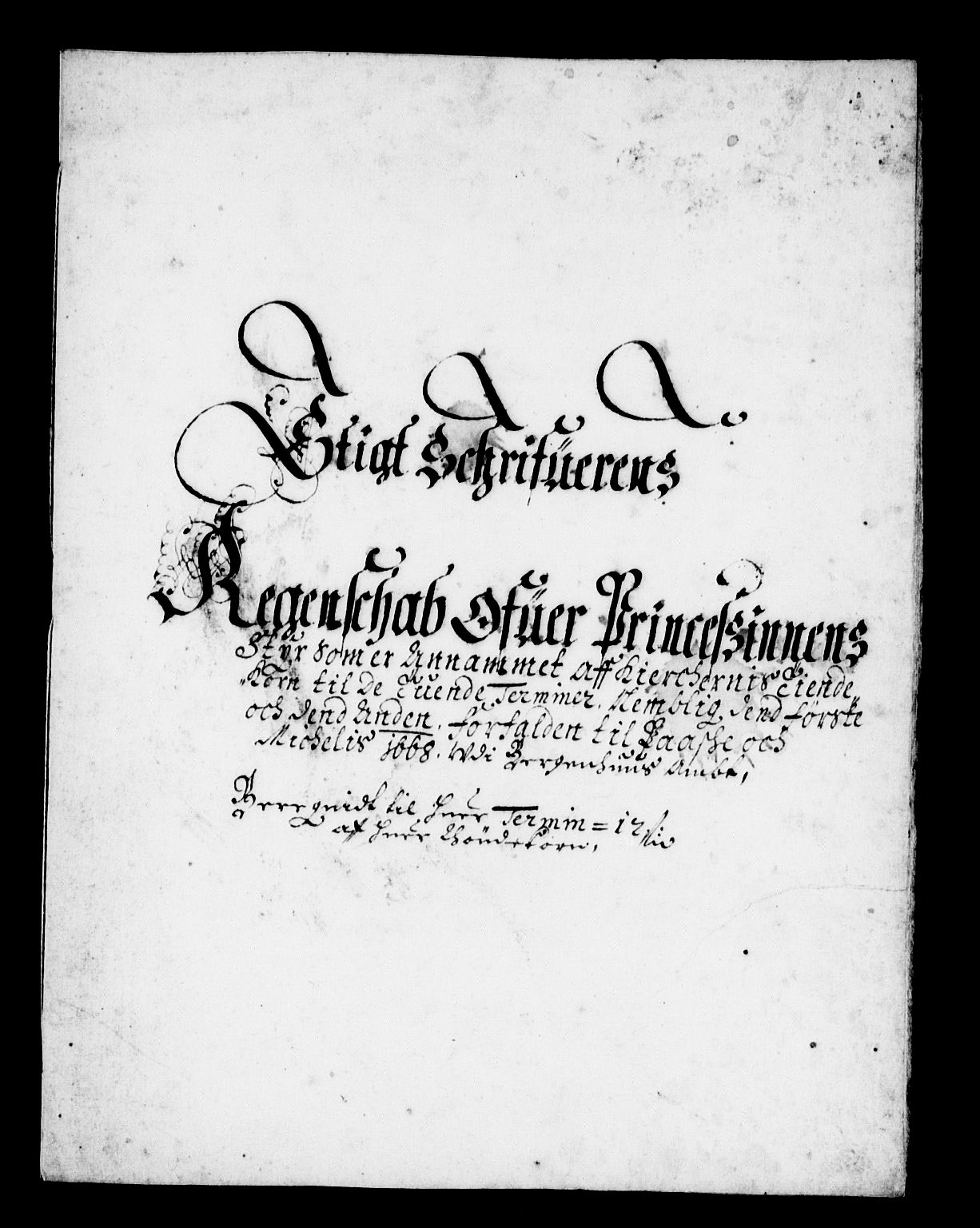 Rentekammeret inntil 1814, Reviderte regnskaper, Stiftamtstueregnskaper, Bergen stiftamt, RA/EA-6043/R/Rc/L0034: Bergen stiftamt, 1664-1672