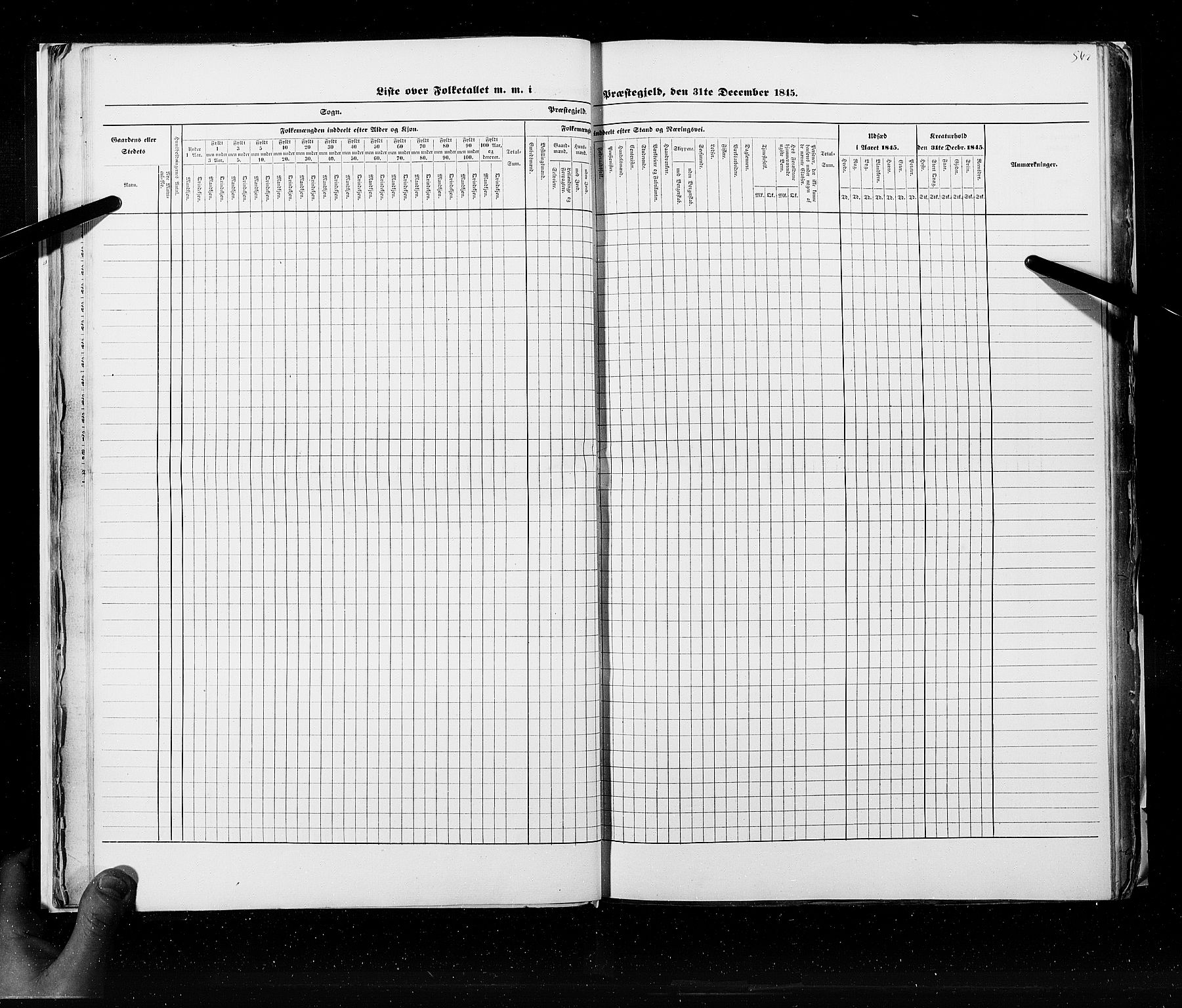 RA, Census 1845, vol. 9C: Finnmarken amt, 1845, p. 542