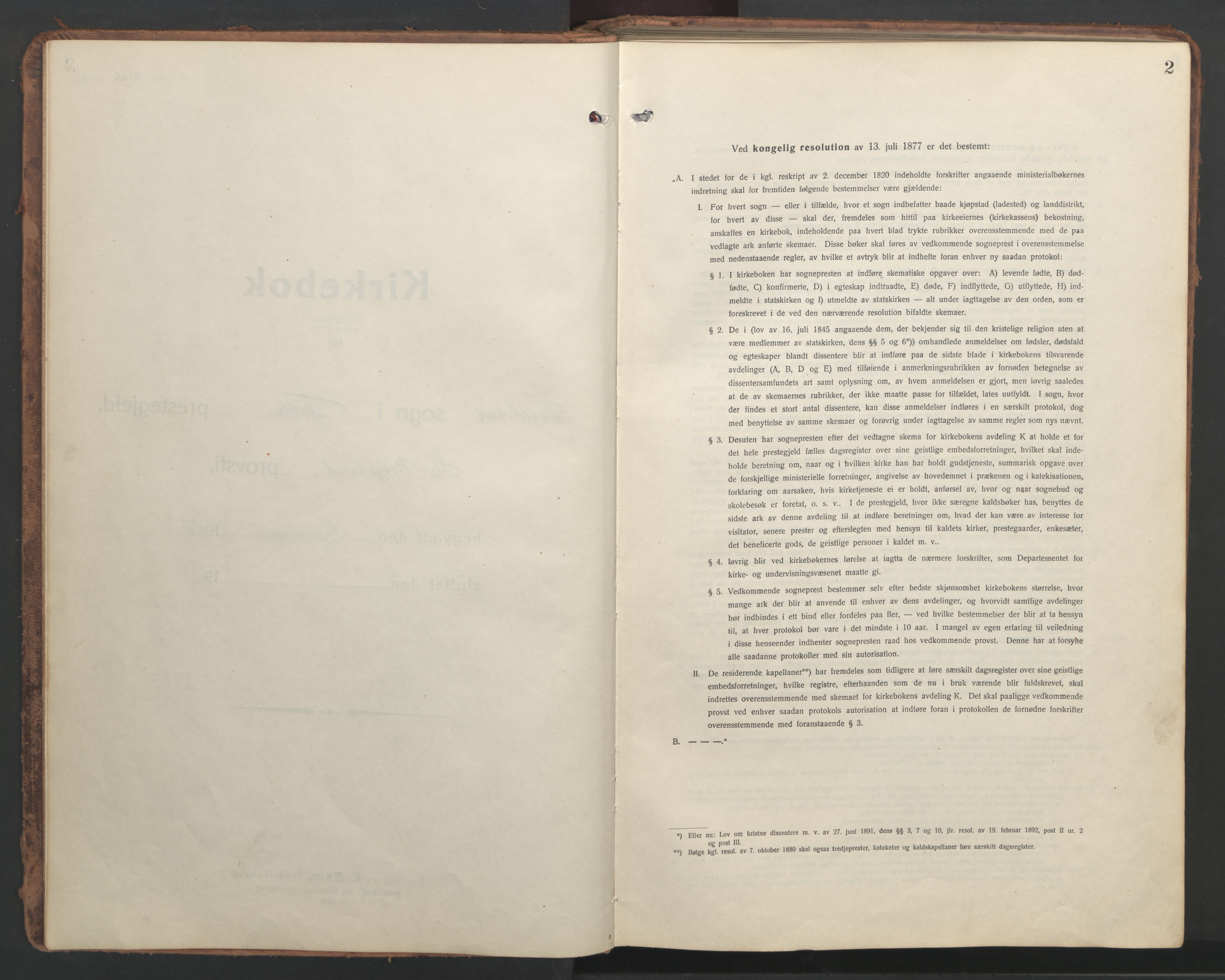 Ministerialprotokoller, klokkerbøker og fødselsregistre - Nordland, AV/SAT-A-1459/819/L0278: Parish register (copy) no. 819C04, 1917-1967, p. 2