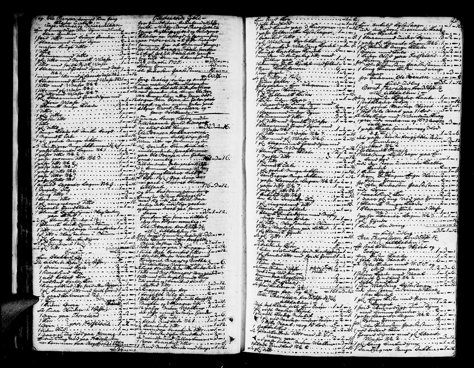 Mandal sorenskriveri, AV/SAK-1221-0005/001/H/Hc/L0013: Skifteprotokoll nr 6a, 1717-1729, p. 24b-25a