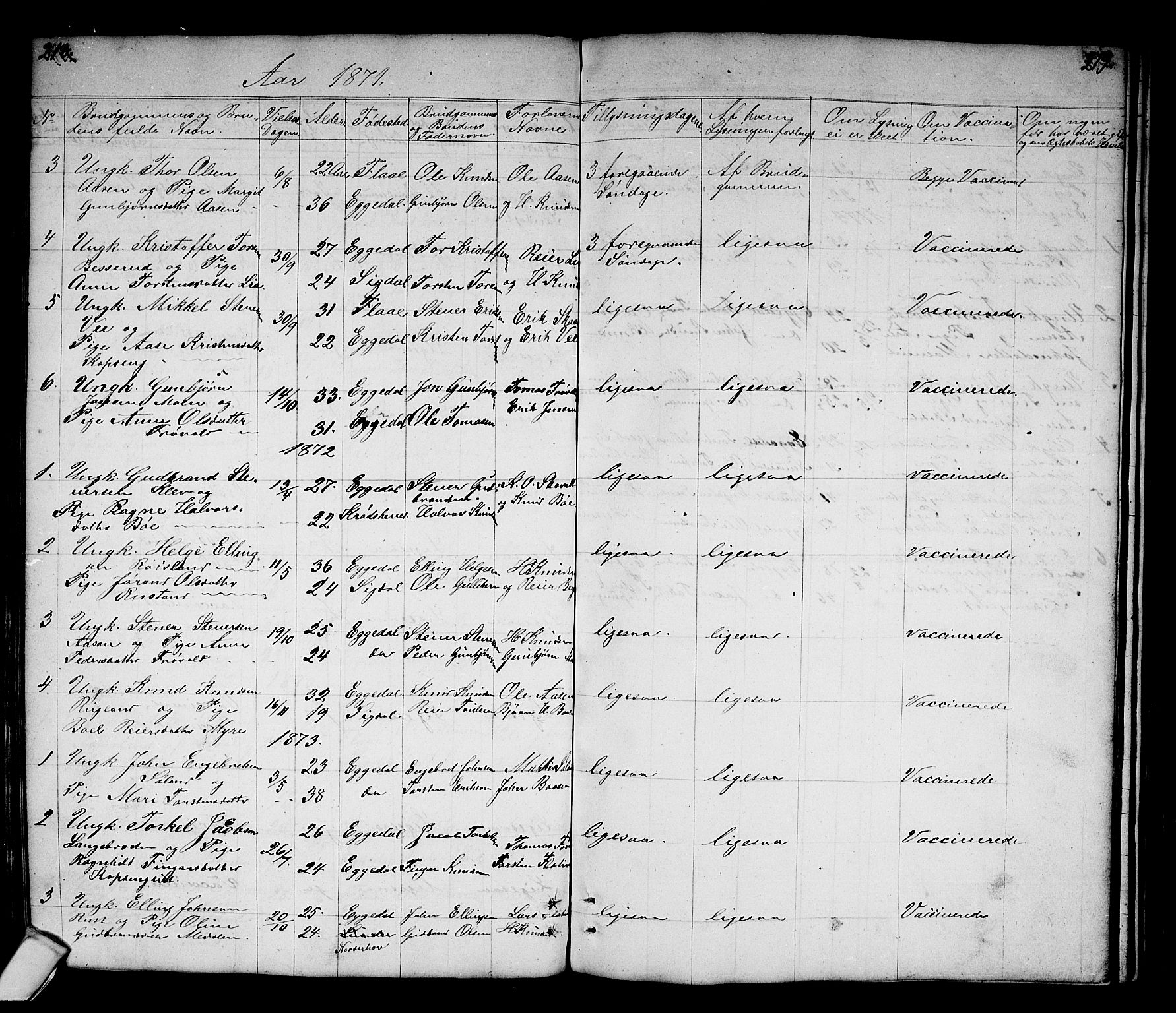 Sigdal kirkebøker, SAKO/A-245/G/Gb/L0001: Parish register (copy) no. II 1, 1841-1874, p. 218-219