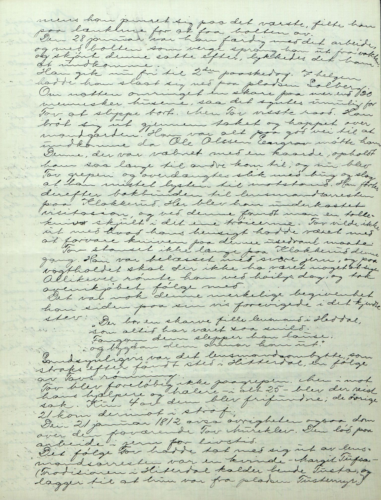 Rikard Berge, TEMU/TGM-A-1003/F/L0008/0012: 300-340 / 311 Brev, også viser og noen regler og rim. Skikker fra Valdres, 1913, p. 53