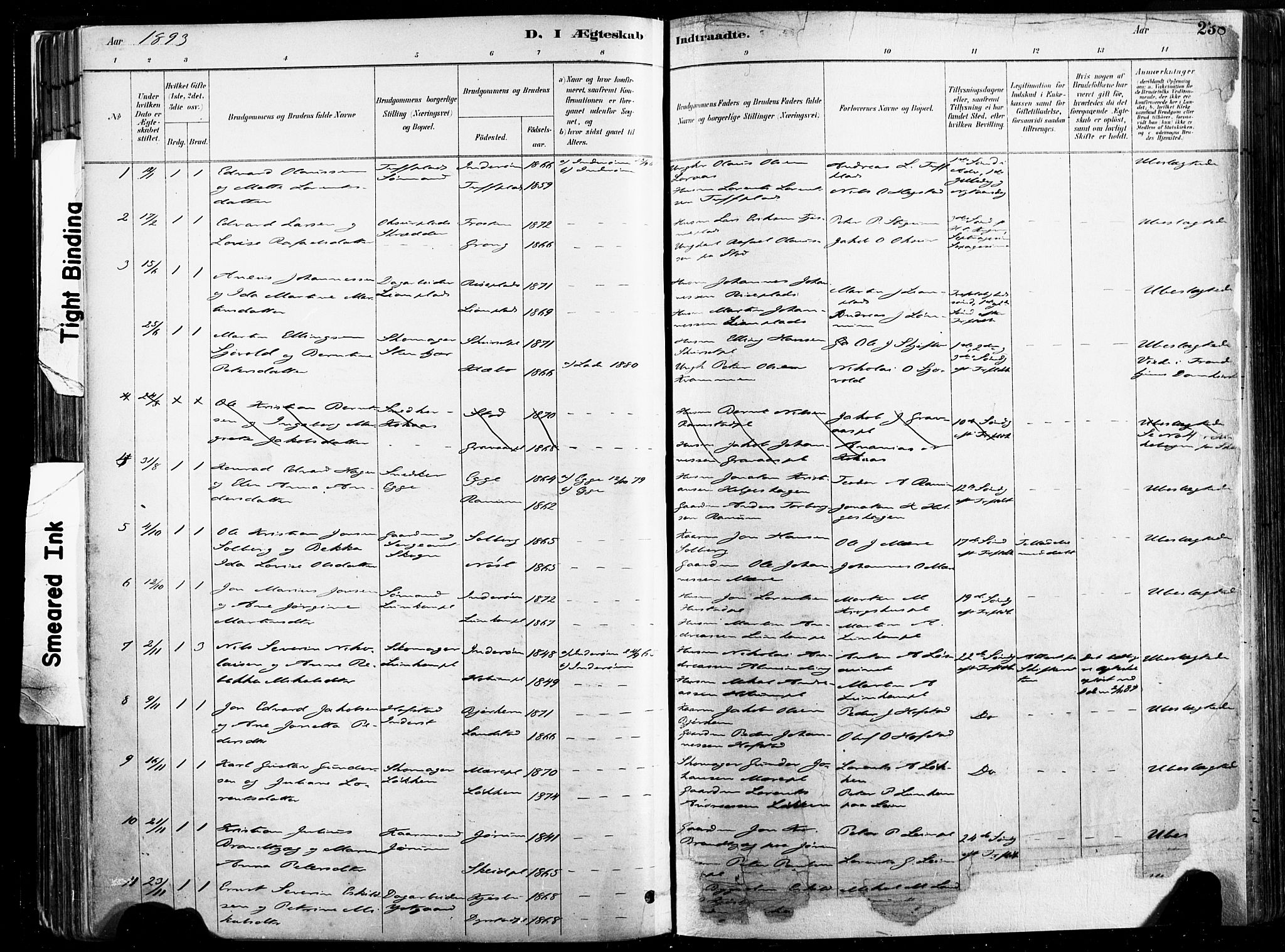 Ministerialprotokoller, klokkerbøker og fødselsregistre - Nord-Trøndelag, SAT/A-1458/735/L0351: Parish register (official) no. 735A10, 1884-1908, p. 238