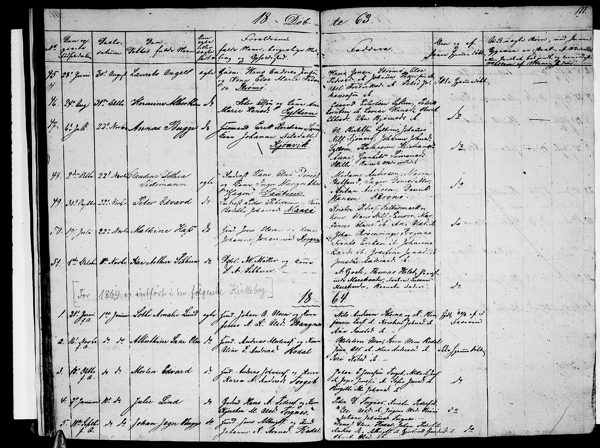 Ministerialprotokoller, klokkerbøker og fødselsregistre - Nordland, AV/SAT-A-1459/813/L0211: Parish register (copy) no. 813C03, 1842-1863, p. 171