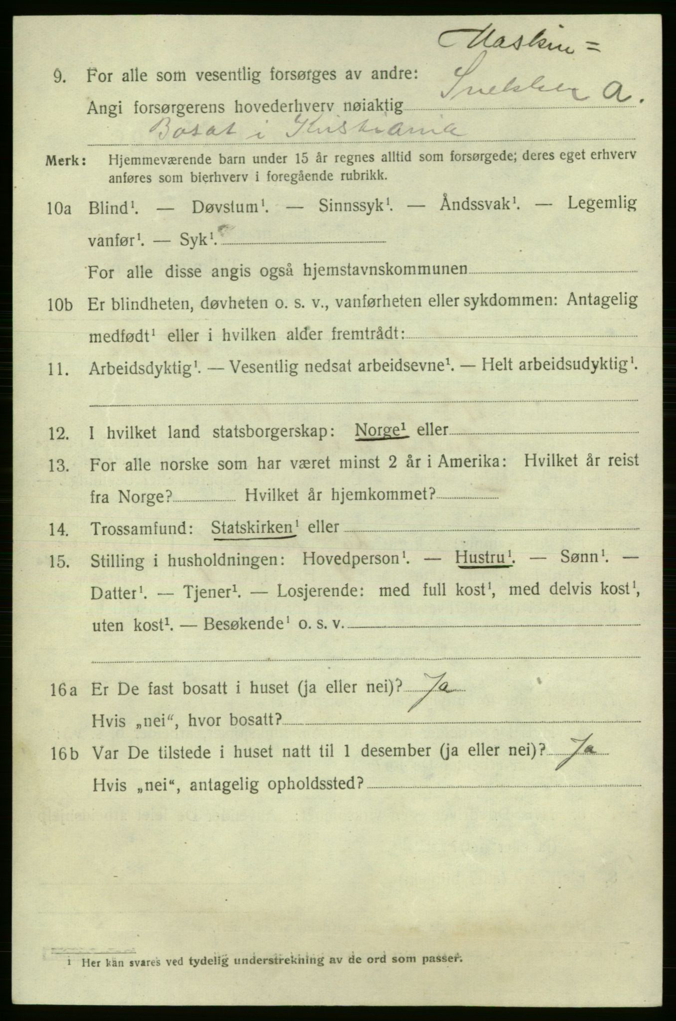 SAO, 1920 census for Fredrikshald, 1920, p. 17044