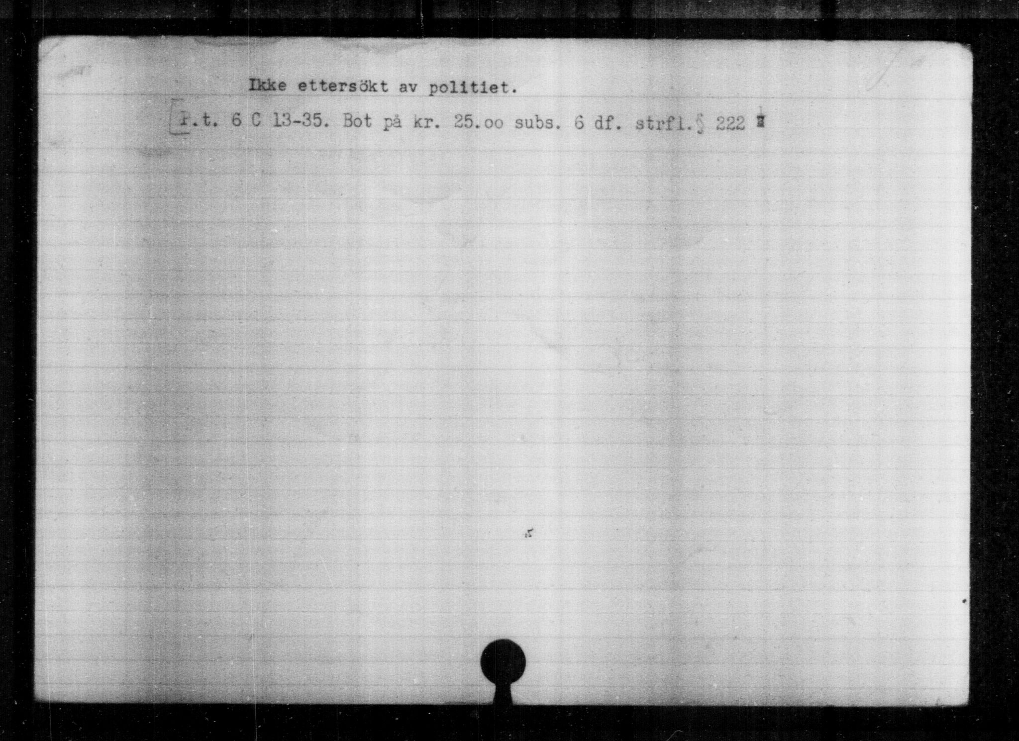 Den Kgl. Norske Legasjons Flyktningskontor, RA/S-6753/V/Va/L0004: Kjesäterkartoteket.  Flyktningenr. 3496-6610, 1940-1945, p. 1825