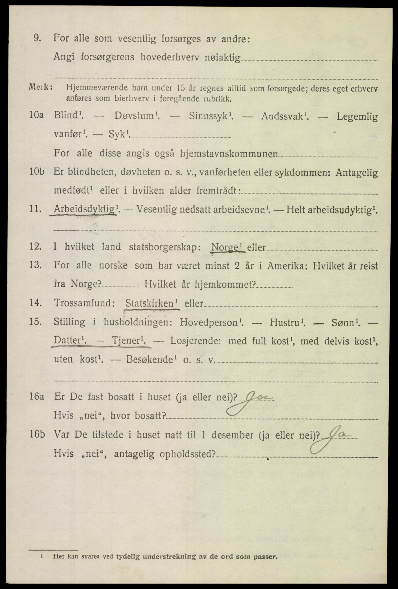 SAH, 1920 census for Nord-Aurdal, 1920, p. 11481