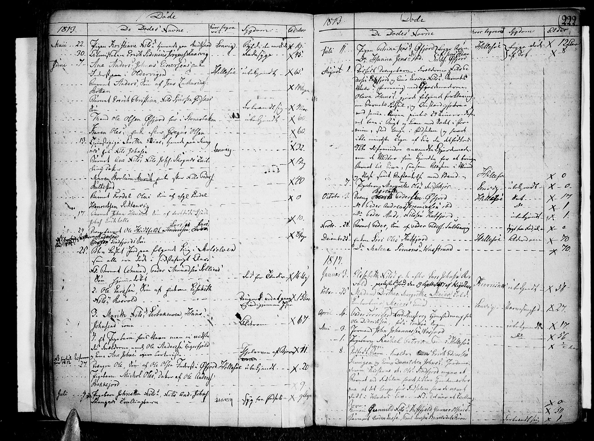 Lenvik sokneprestembete, SATØ/S-1310/H/Ha/Haa/L0002kirke: Parish register (official) no. 2, 1784-1820, p. 222