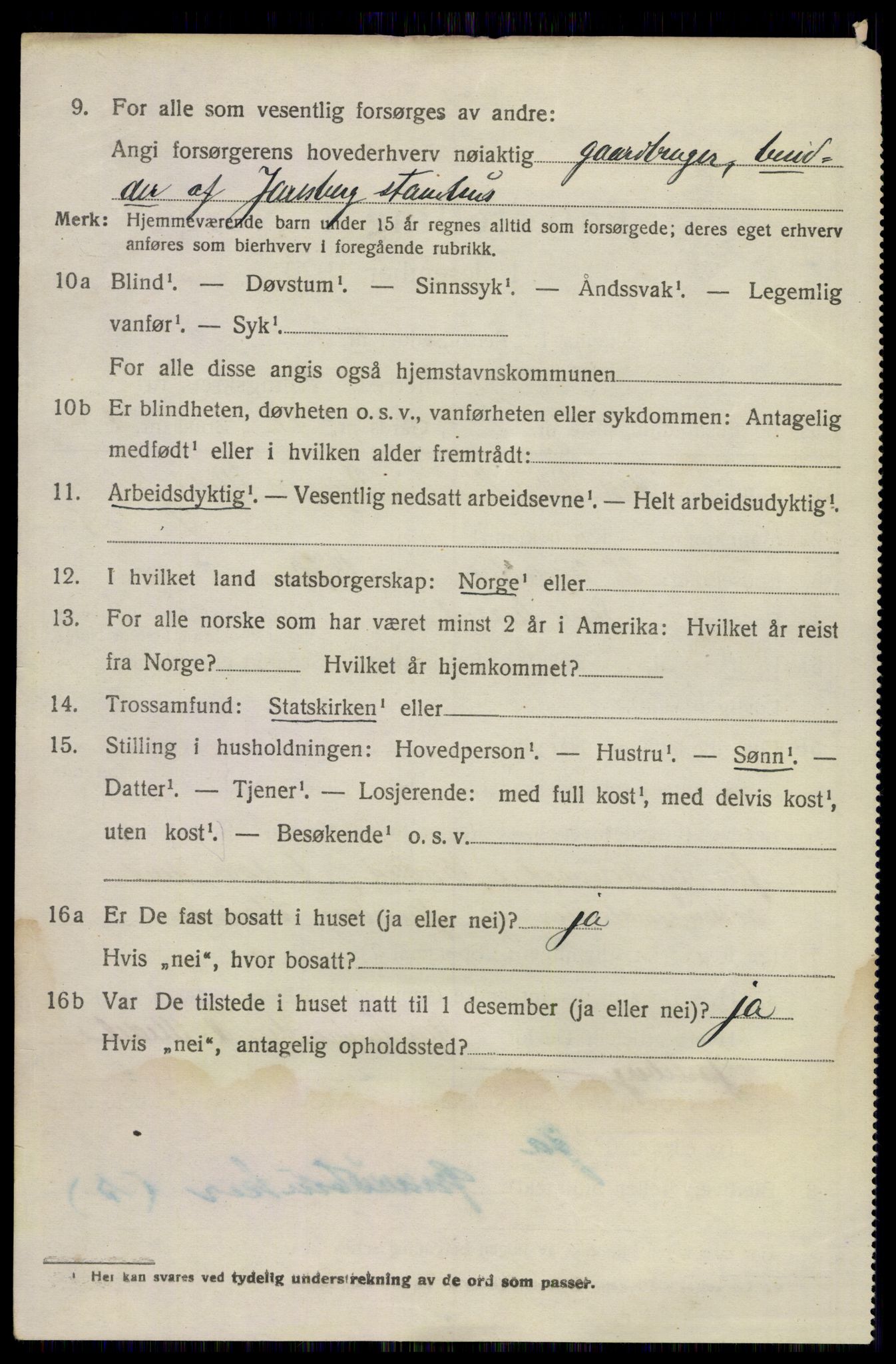 SAKO, 1920 census for Sem, 1920, p. 6318