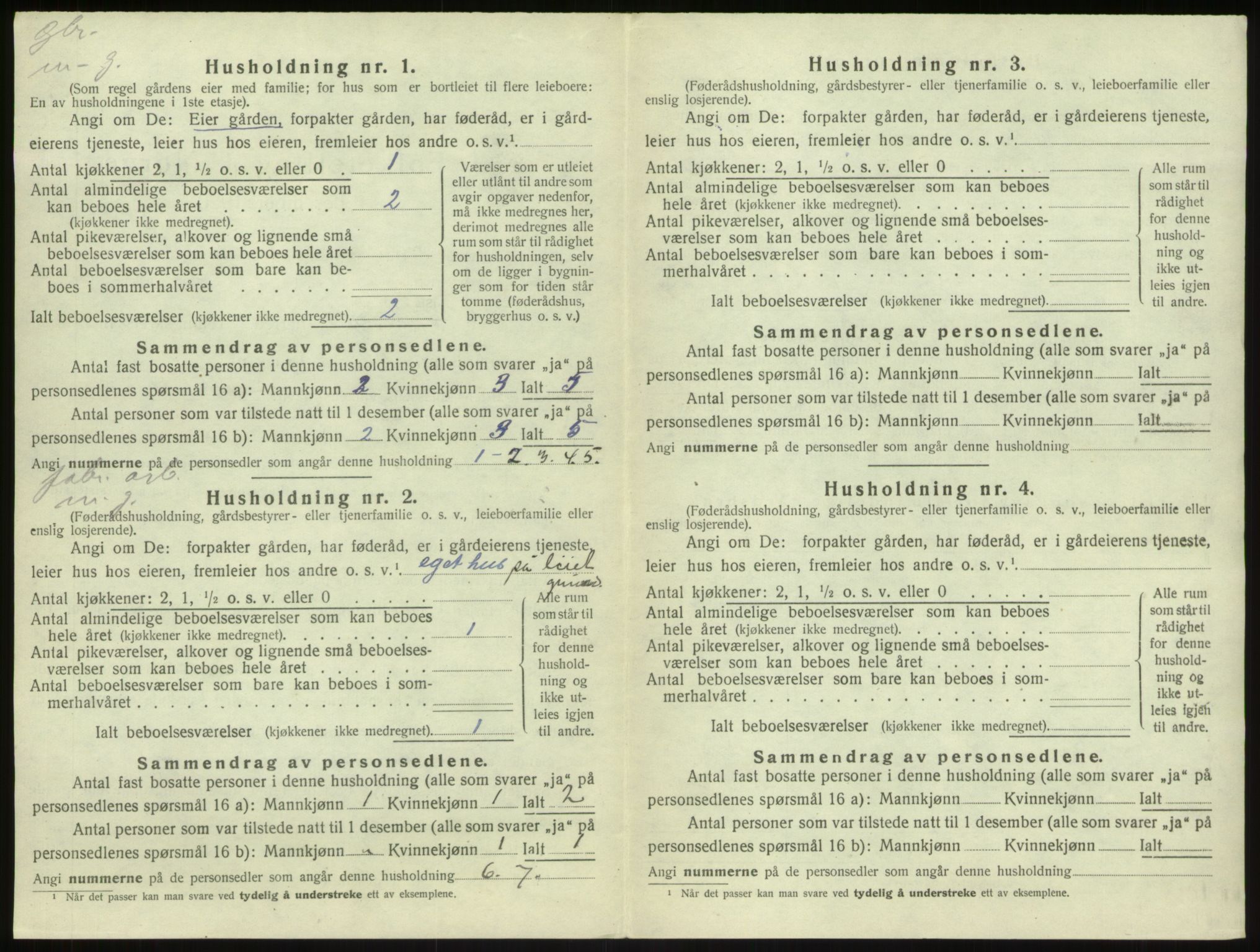 SAB, 1920 census for Sogndal, 1920, p. 859