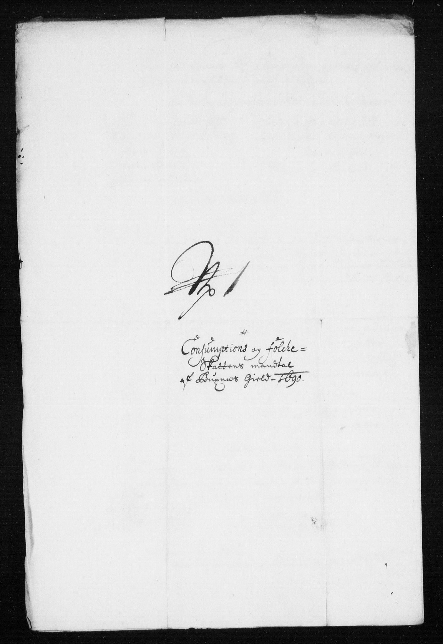 Rentekammeret inntil 1814, Reviderte regnskaper, Stiftamtstueregnskaper, Trondheim stiftamt og Nordland amt, AV/RA-EA-6044/R/Rh/L0015: Nordland amt, 1690