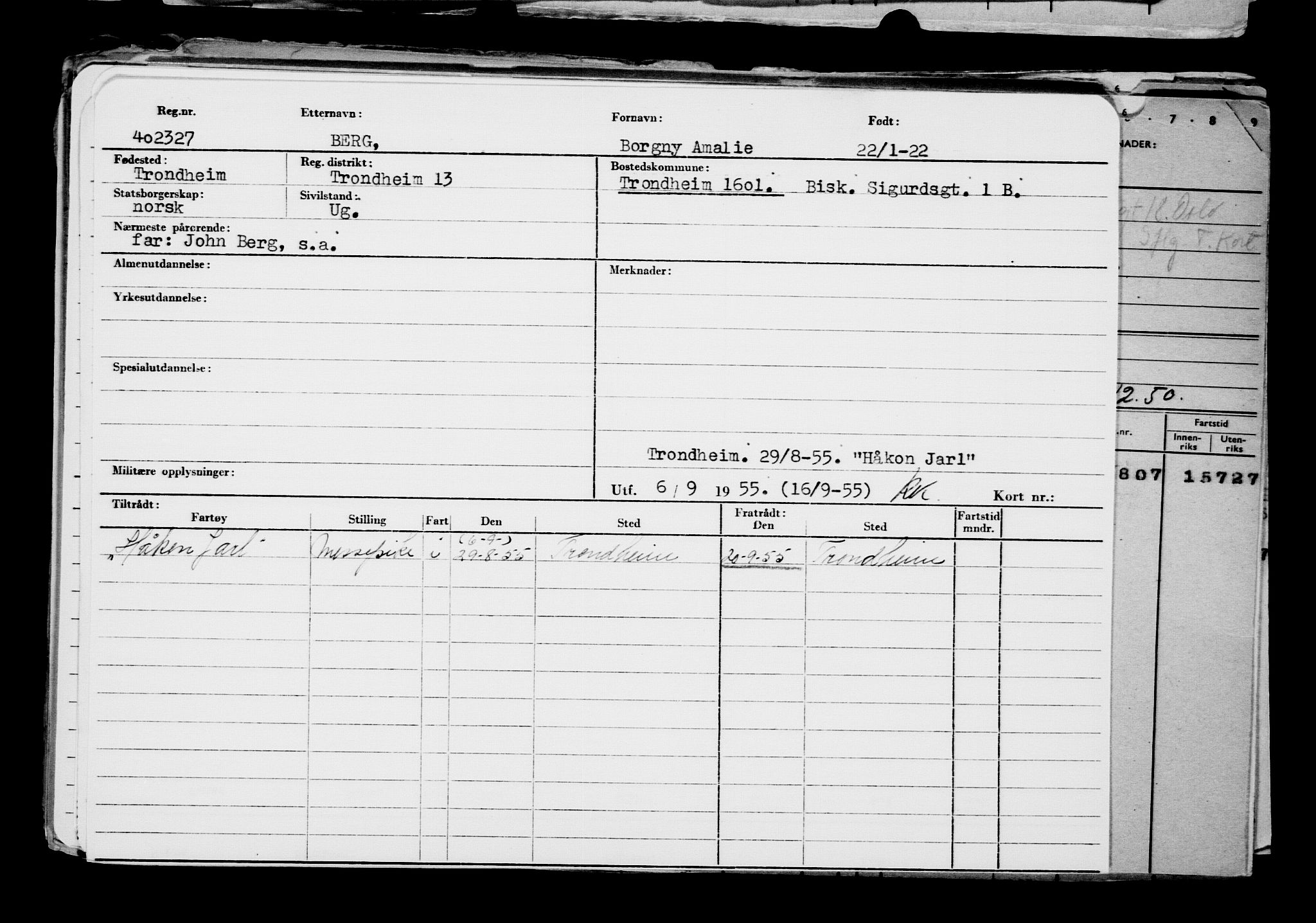 Direktoratet for sjømenn, AV/RA-S-3545/G/Gb/L0202: Hovedkort, 1922, p. 208