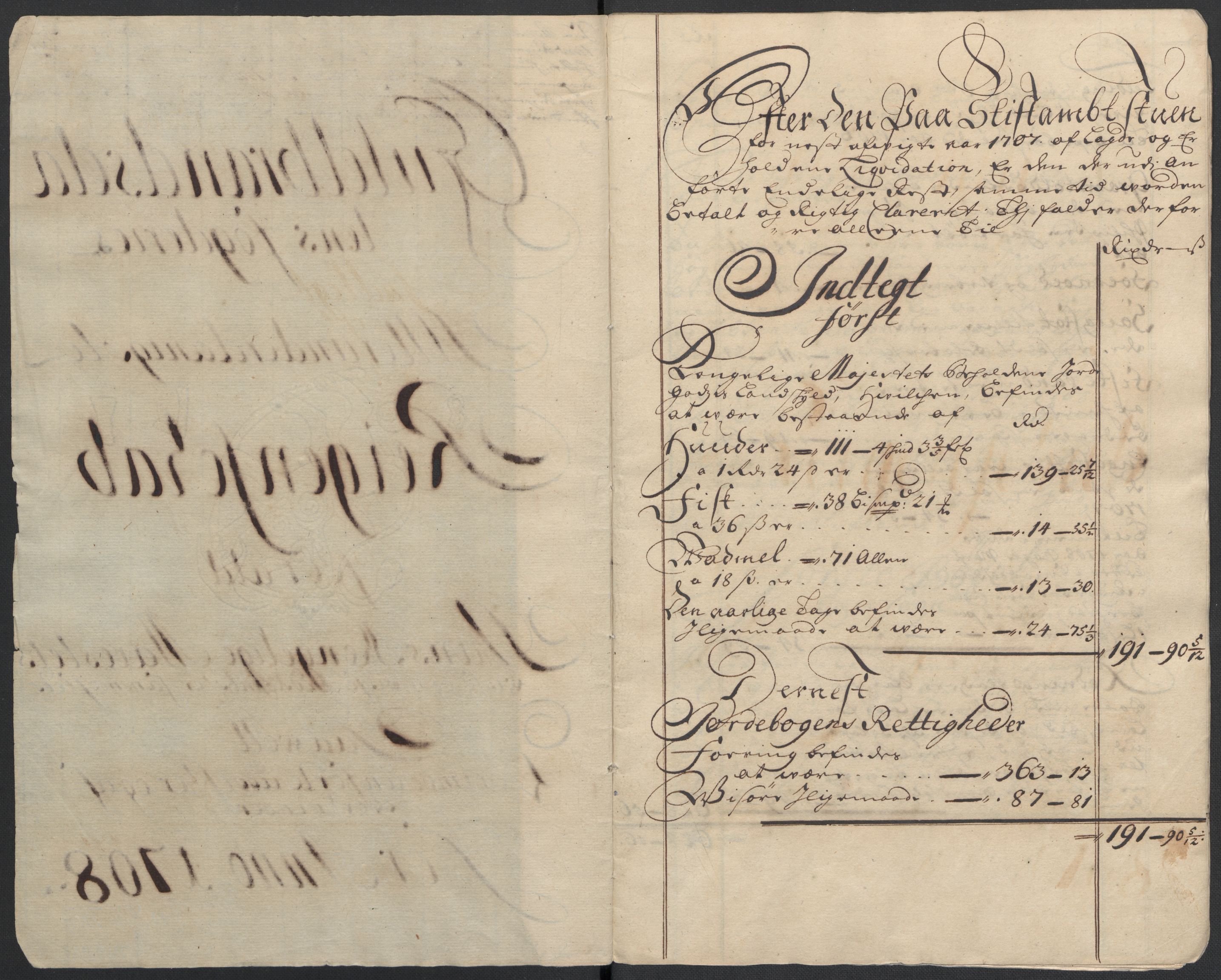 Rentekammeret inntil 1814, Reviderte regnskaper, Fogderegnskap, AV/RA-EA-4092/R17/L1179: Fogderegnskap Gudbrandsdal, 1708-1710, p. 4