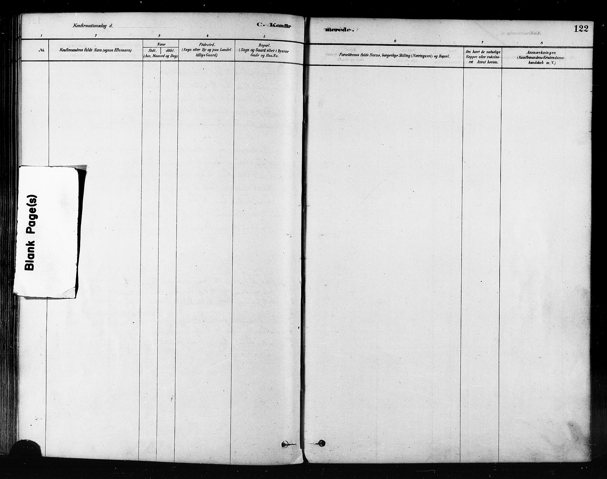 Kautokeino sokneprestembete, AV/SATØ-S-1340/H/Ha/L0004.kirke: Parish register (official) no. 4, 1877-1896, p. 122