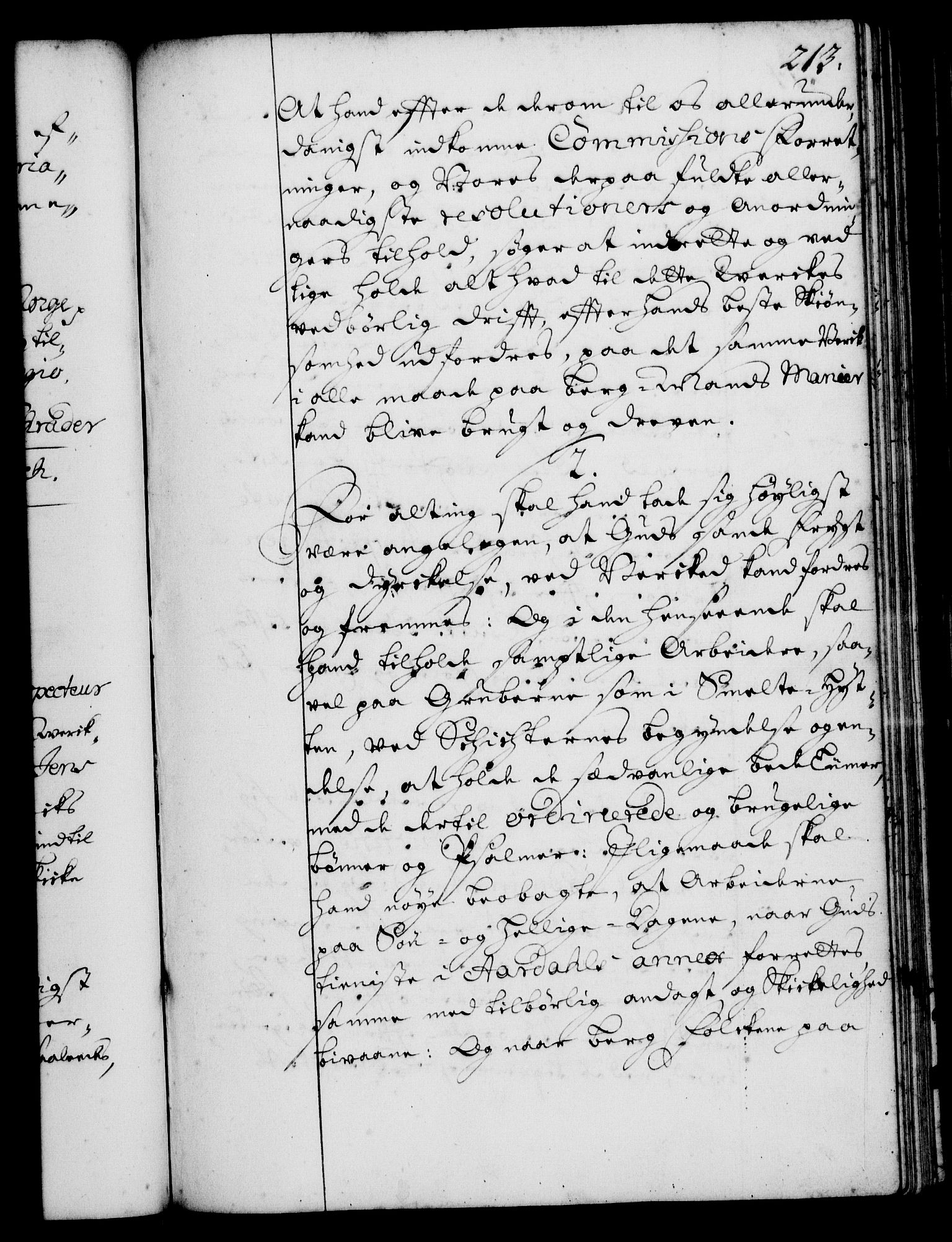 Rentekammeret, Kammerkanselliet, RA/EA-3111/G/Gg/Ggi/L0001: Norsk instruksjonsprotokoll med register (merket RK 53.34), 1720-1729, p. 213