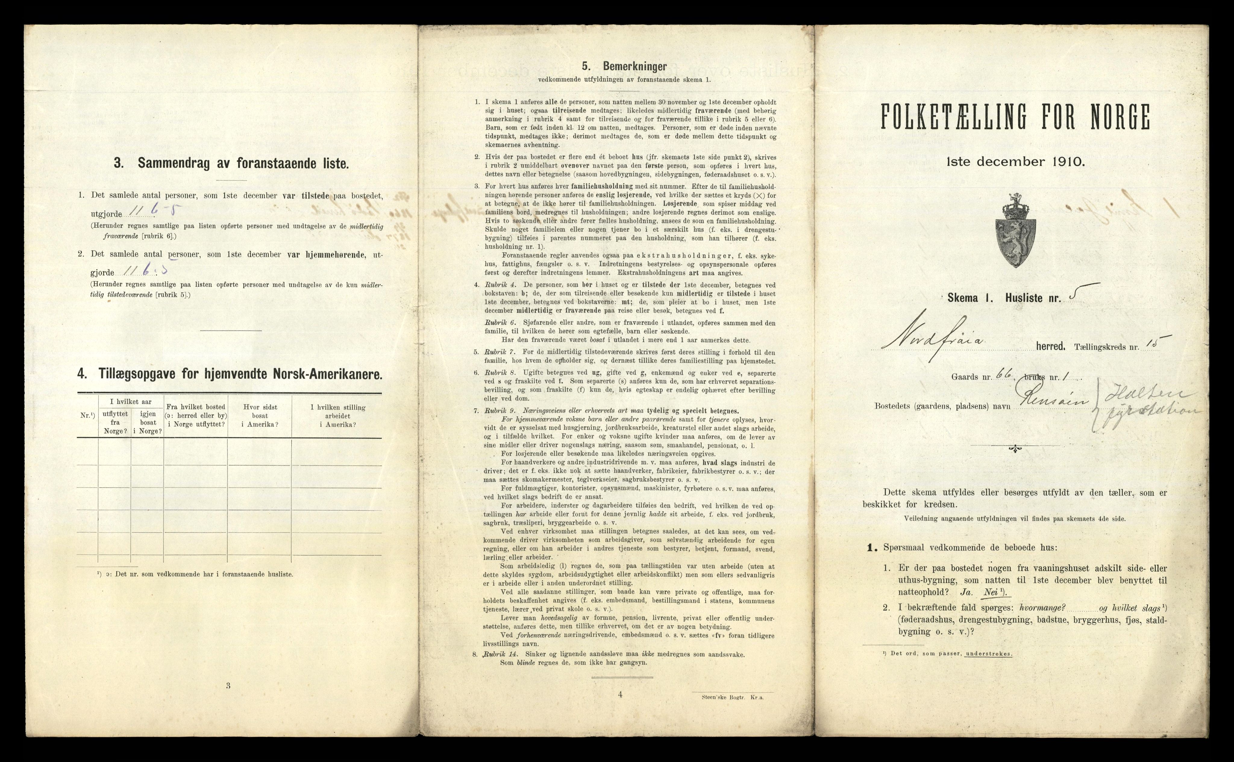 RA, 1910 census for Nord-Frøya, 1910, p. 1352