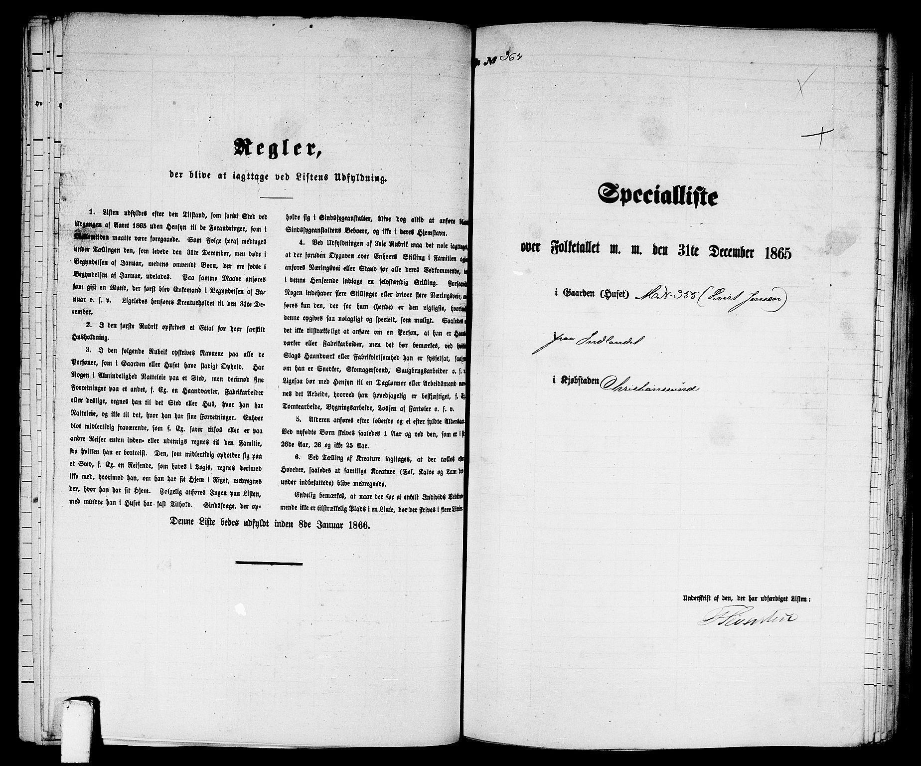 RA, 1865 census for Kristiansund/Kristiansund, 1865, p. 742