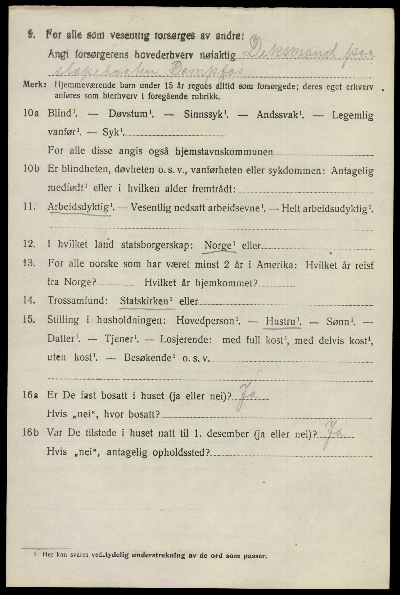 SAO, 1920 census for Glemmen, 1920, p. 16736