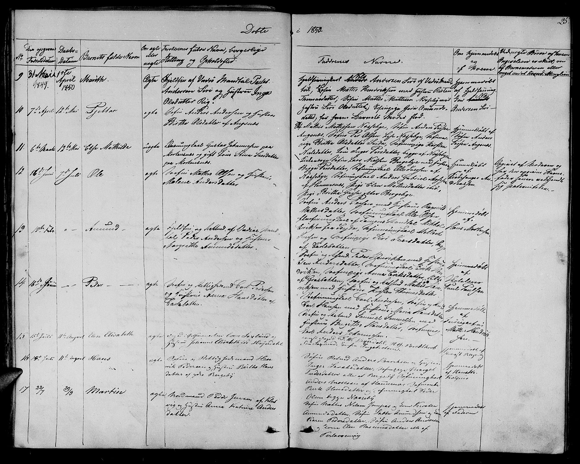 Nesseby sokneprestkontor, SATØ/S-1330/H/Ha/L0001kirke: Parish register (official) no. 1, 1838-1855, p. 25