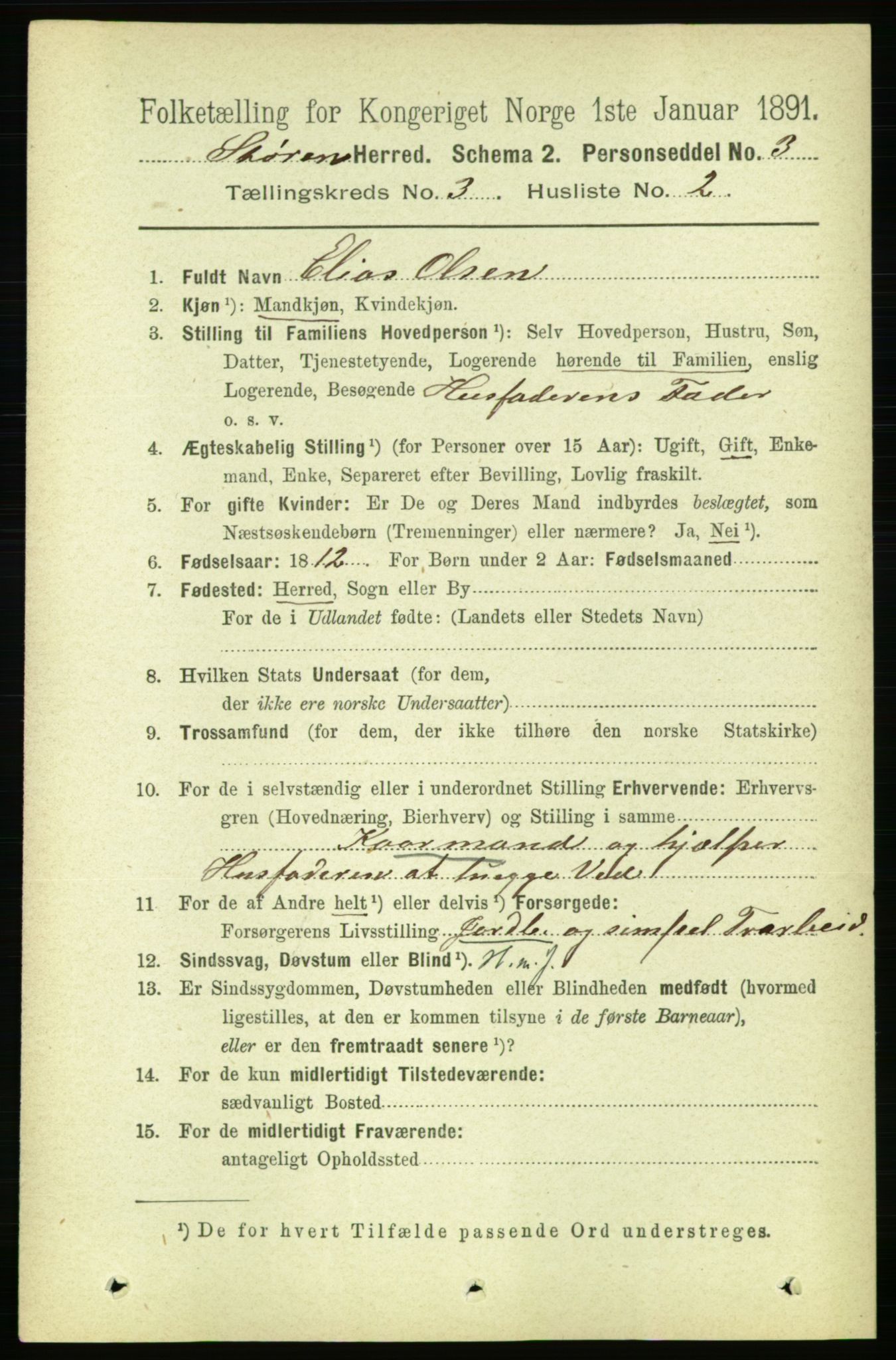 RA, 1891 census for 1648 Støren, 1891, p. 798