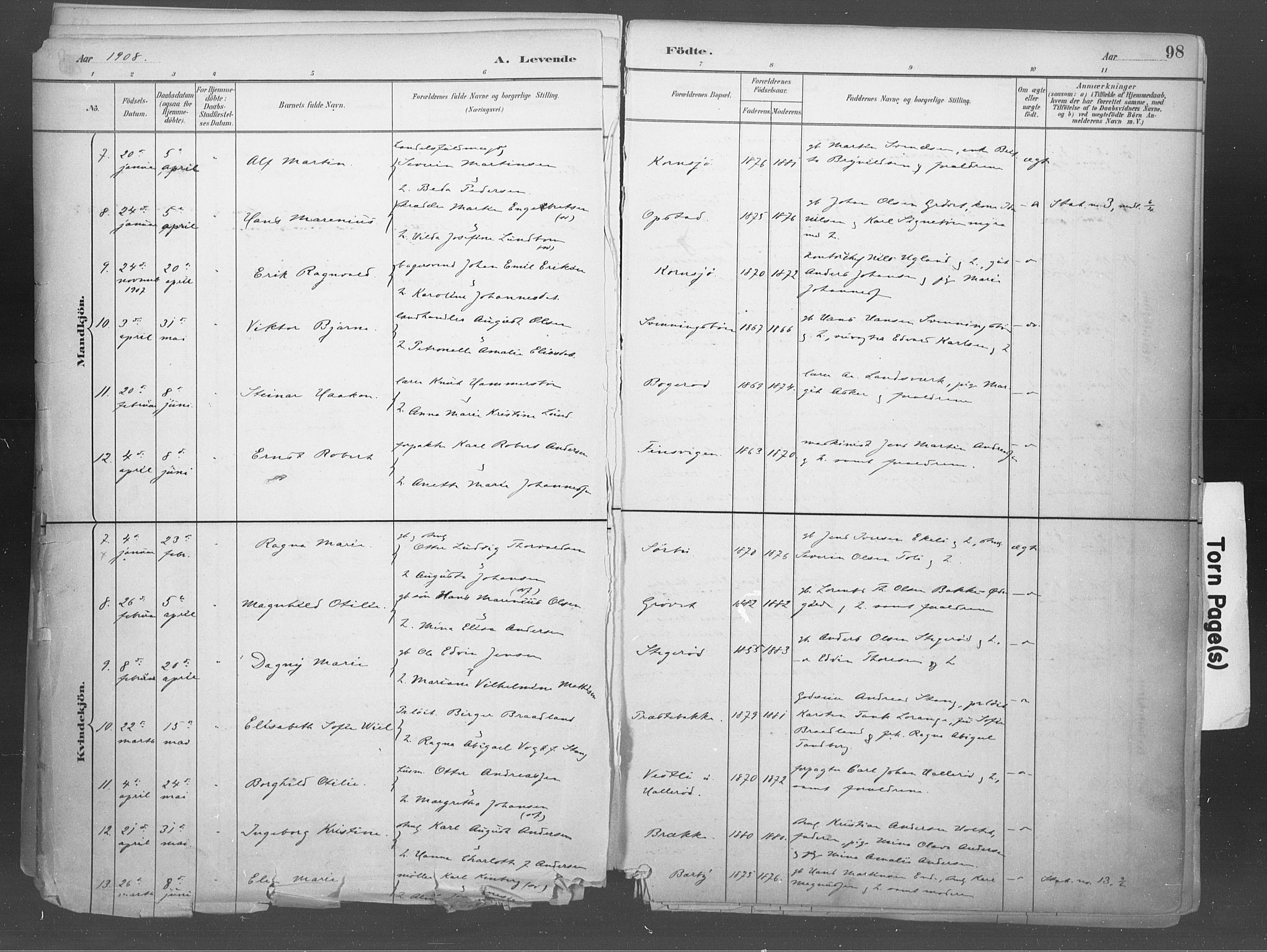 Idd prestekontor Kirkebøker, AV/SAO-A-10911/F/Fb/L0002: Parish register (official) no. II 2, 1882-1923, p. 98