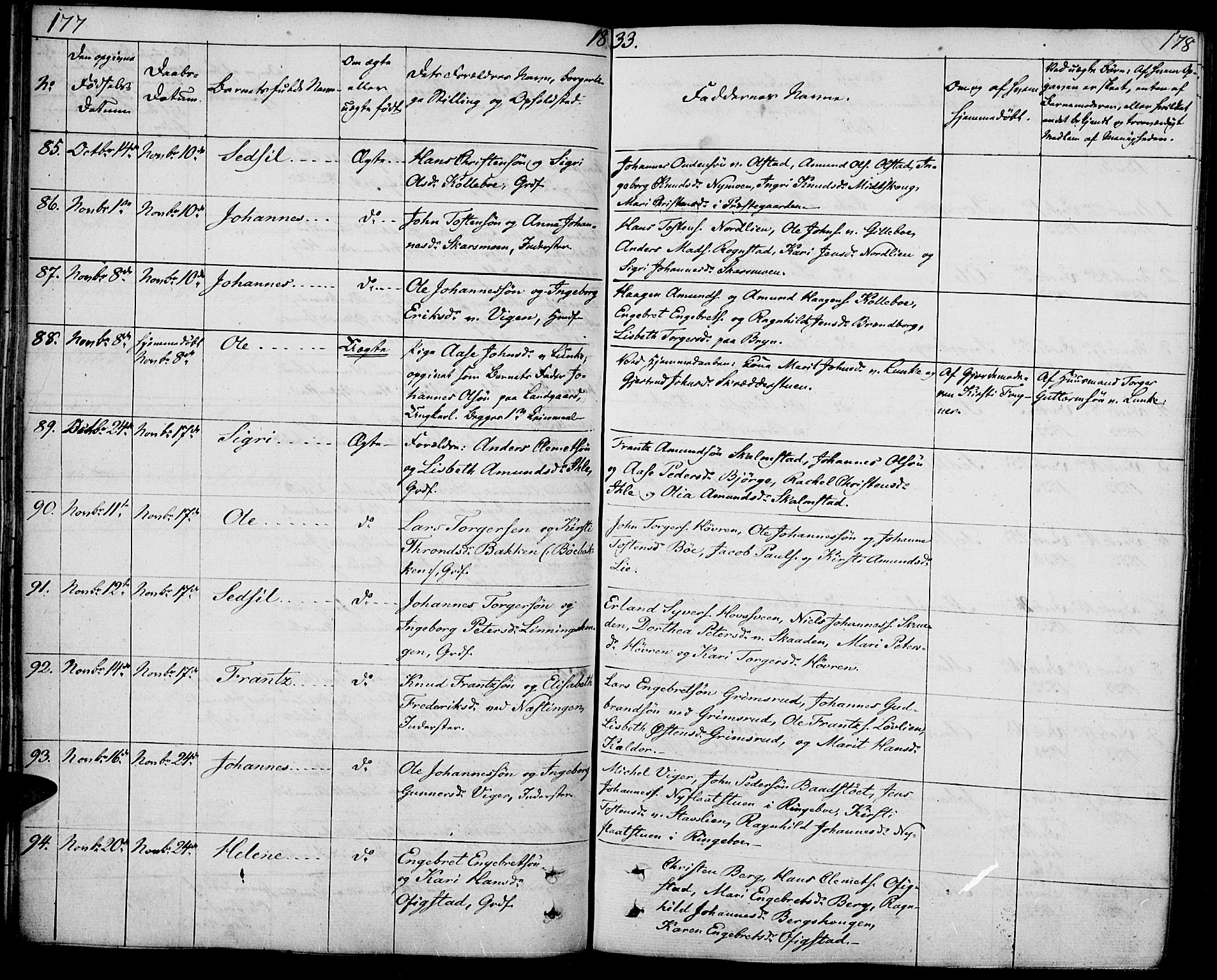 Øyer prestekontor, SAH/PREST-084/H/Ha/Haa/L0004: Parish register (official) no. 4, 1824-1841, p. 177-178