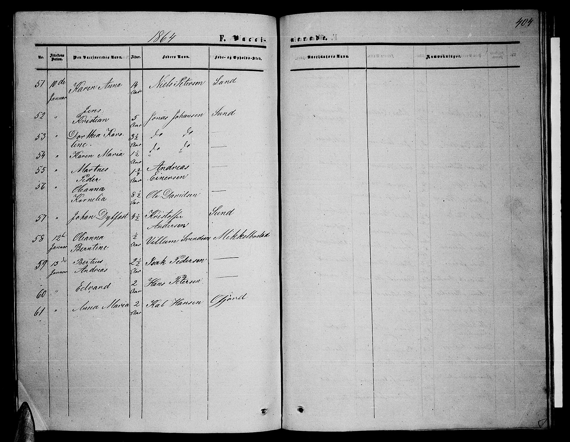 Ministerialprotokoller, klokkerbøker og fødselsregistre - Nordland, AV/SAT-A-1459/857/L0827: Parish register (copy) no. 857C02, 1852-1879, p. 404