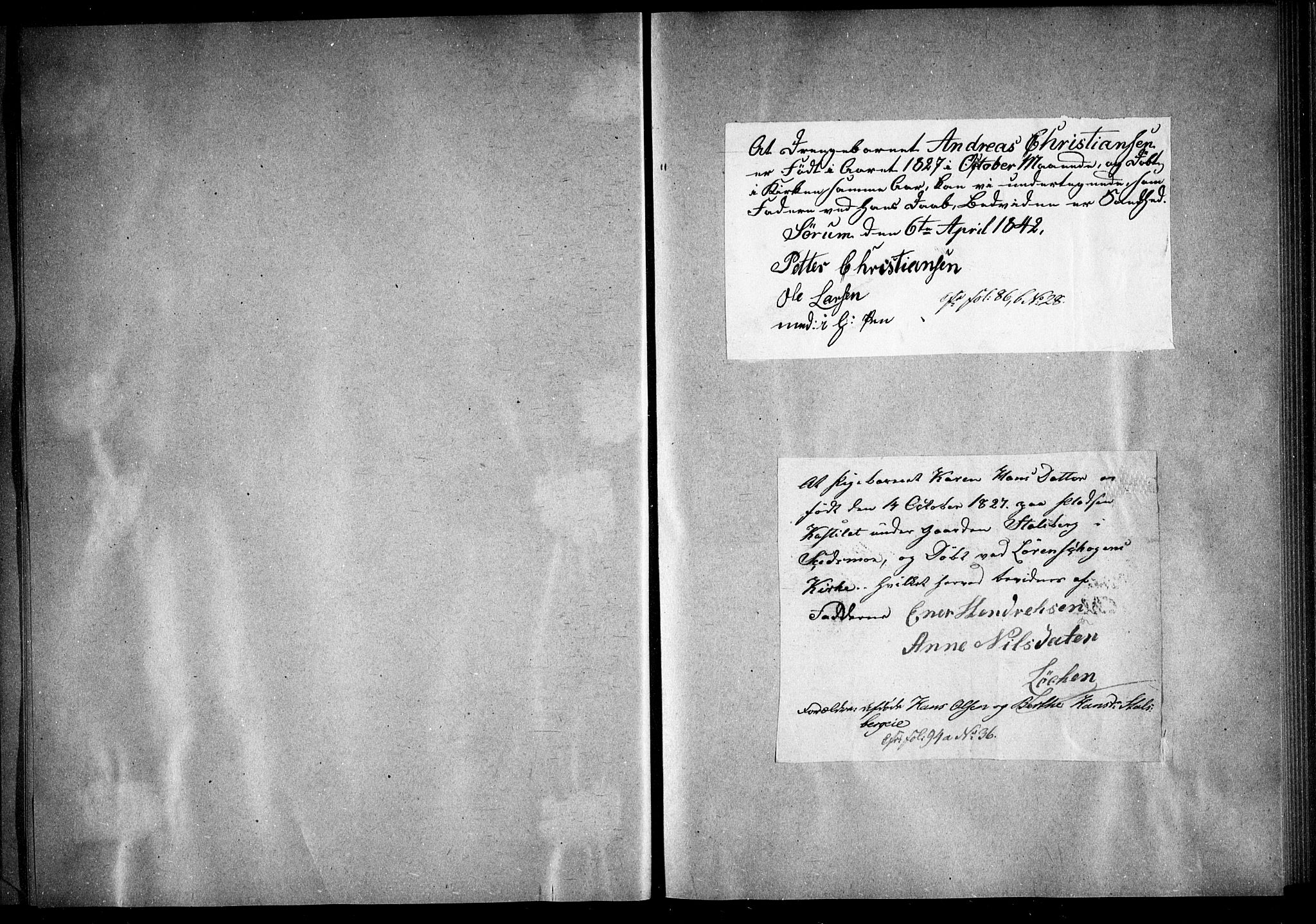 Skedsmo prestearkiv, AV/SAO-A-10033/O/Oa/L0001: Other parish register no. 1, 1825-1829