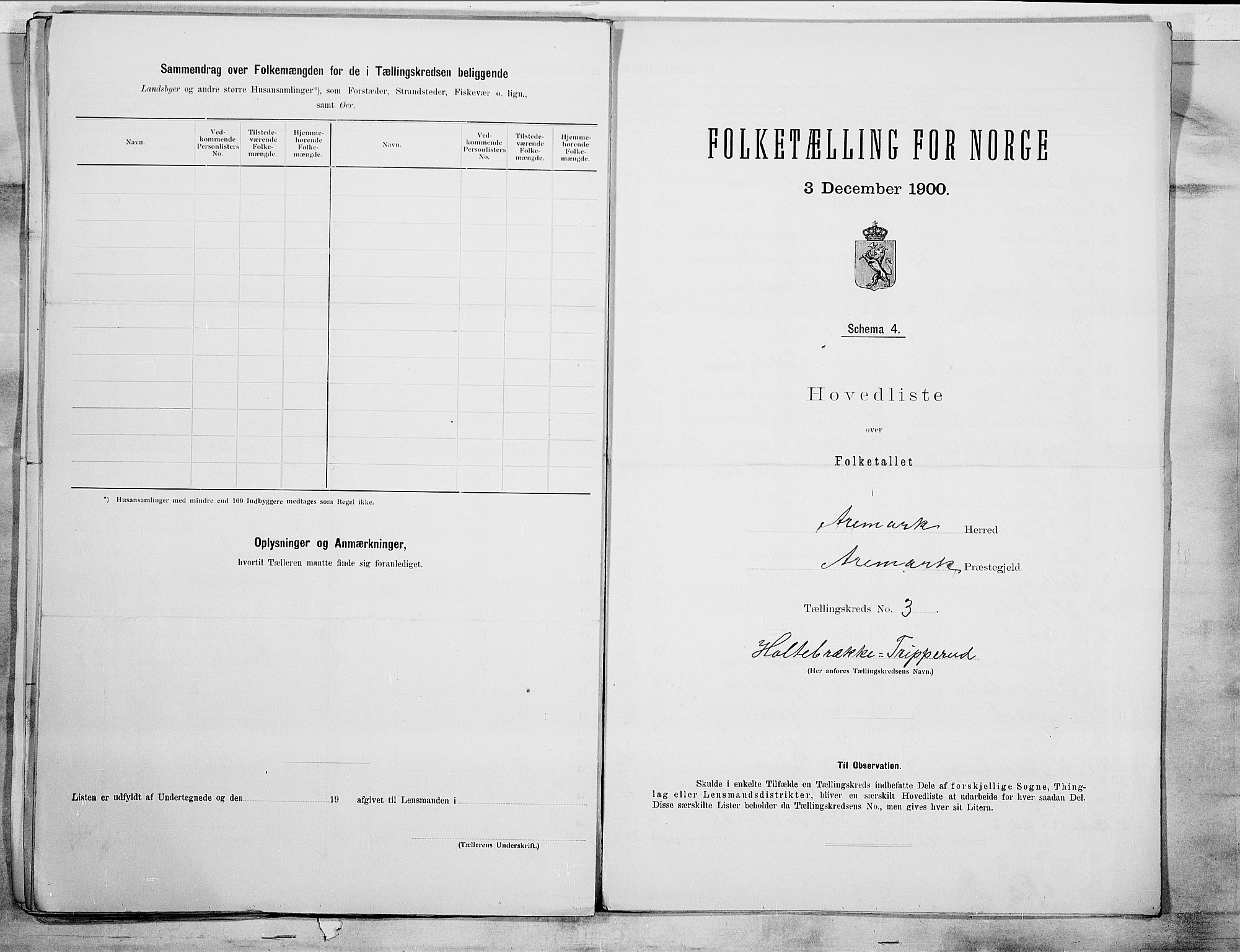 SAO, 1900 census for Aremark, 1900, p. 8