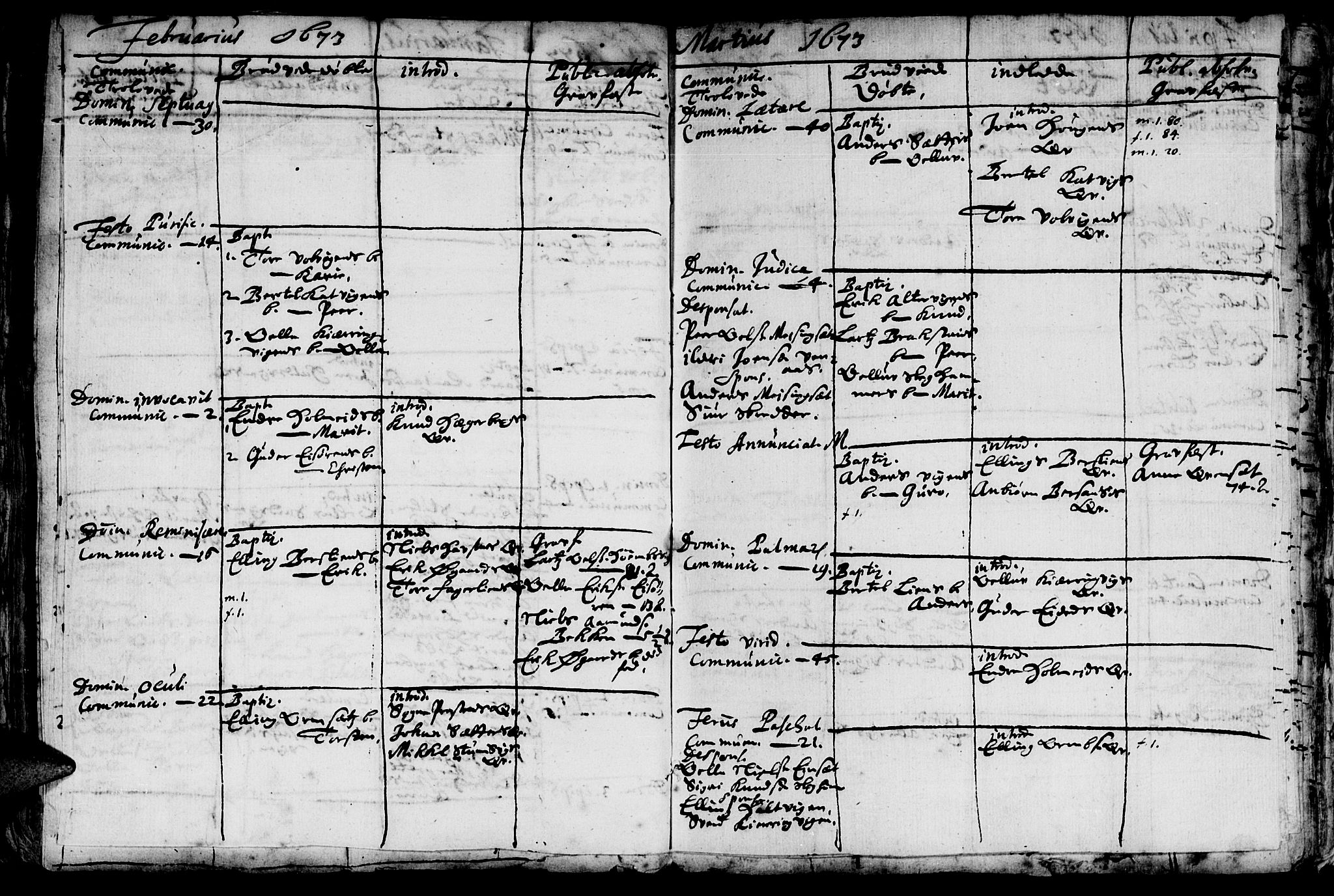 Ministerialprotokoller, klokkerbøker og fødselsregistre - Møre og Romsdal, AV/SAT-A-1454/586/L0975: Parish register (official) no. 586A01, 1645-1681