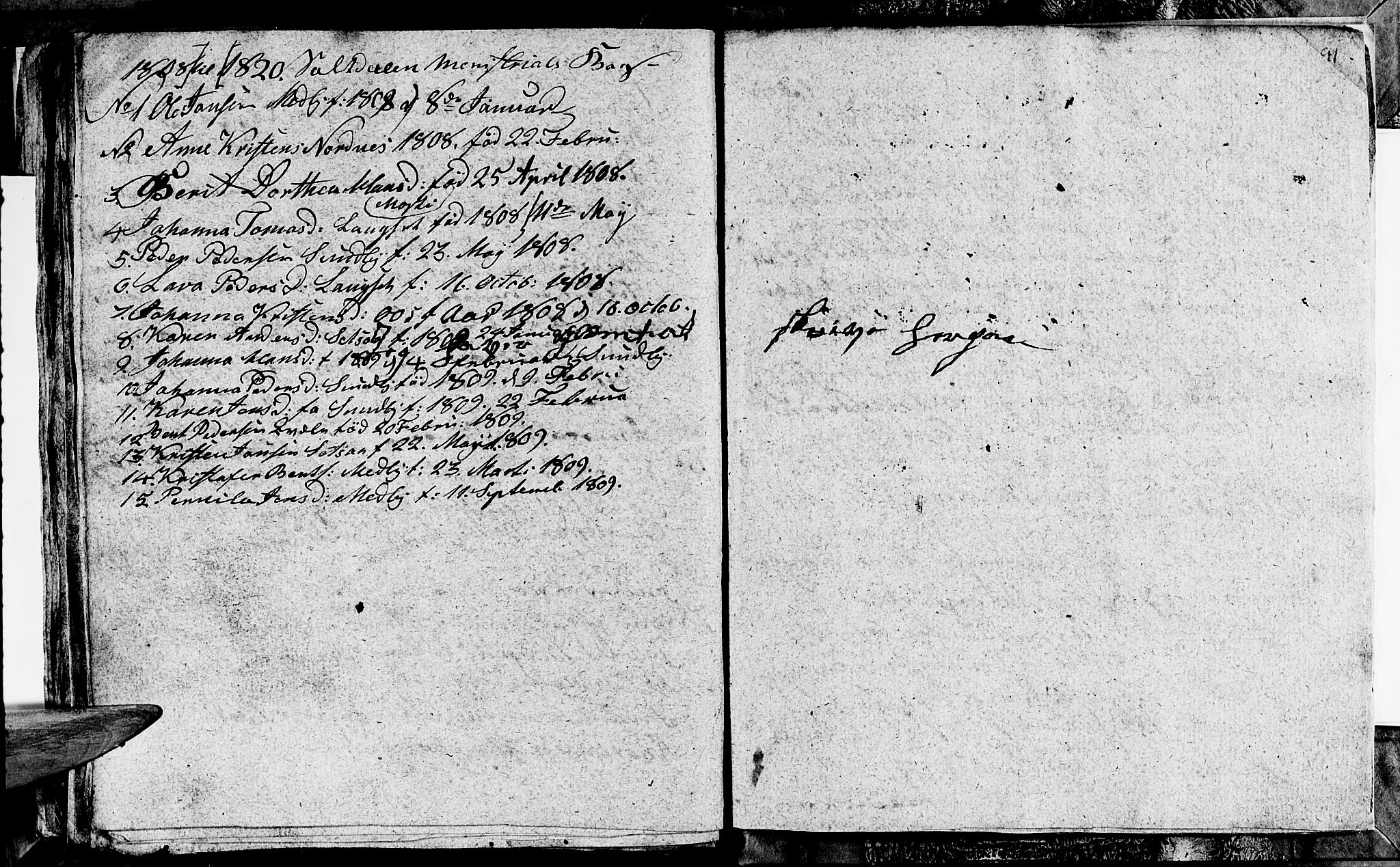 Ministerialprotokoller, klokkerbøker og fødselsregistre - Nordland, AV/SAT-A-1459/847/L0675: Parish register (copy) no. 847C03, 1808-1820, p. 91