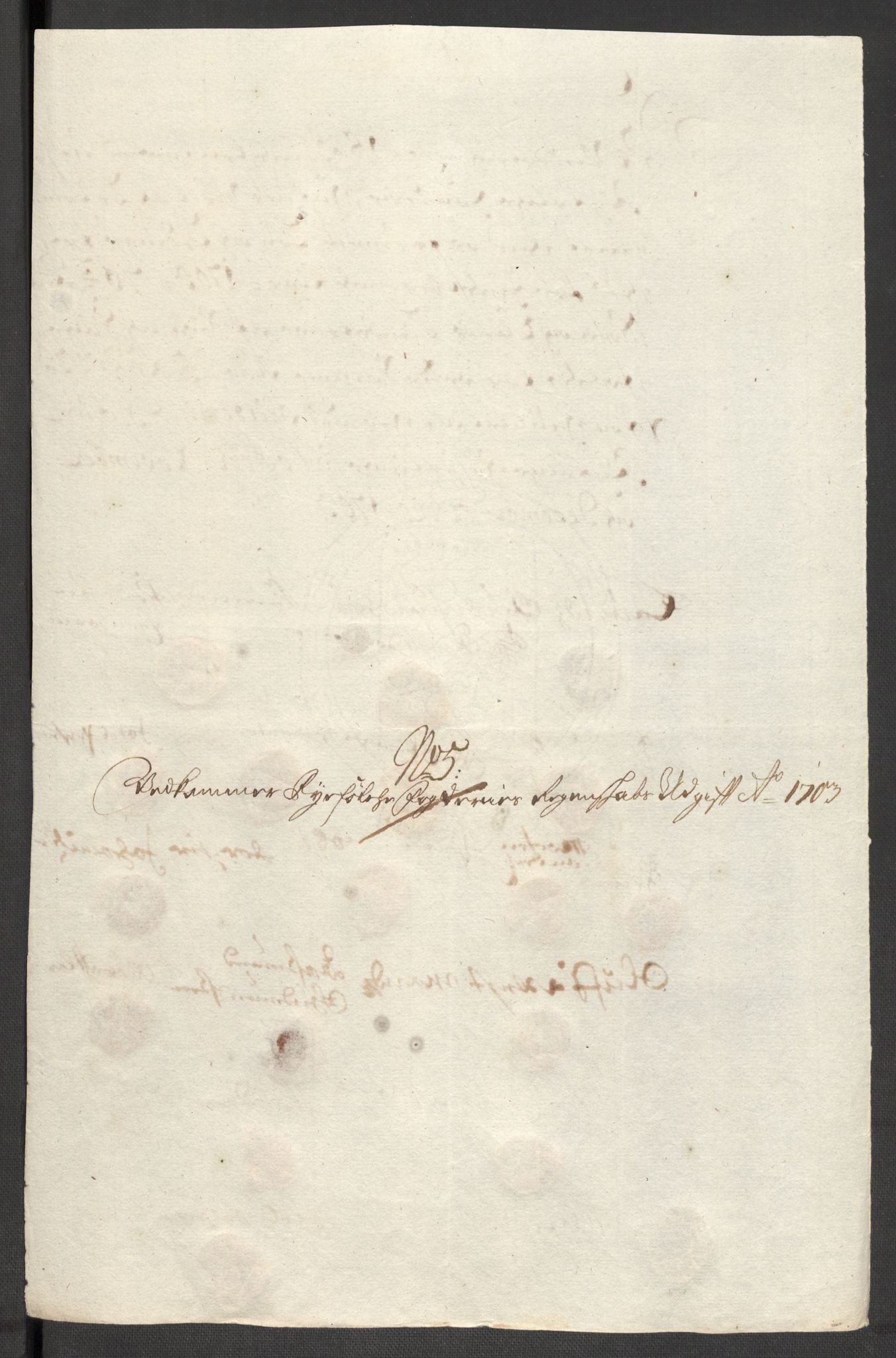 Rentekammeret inntil 1814, Reviderte regnskaper, Fogderegnskap, RA/EA-4092/R47/L2860: Fogderegnskap Ryfylke, 1703-1705, p. 91