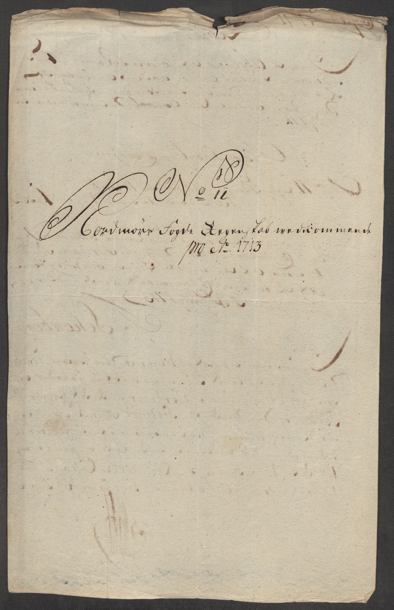 Rentekammeret inntil 1814, Reviderte regnskaper, Fogderegnskap, RA/EA-4092/R56/L3747: Fogderegnskap Nordmøre, 1713, p. 110