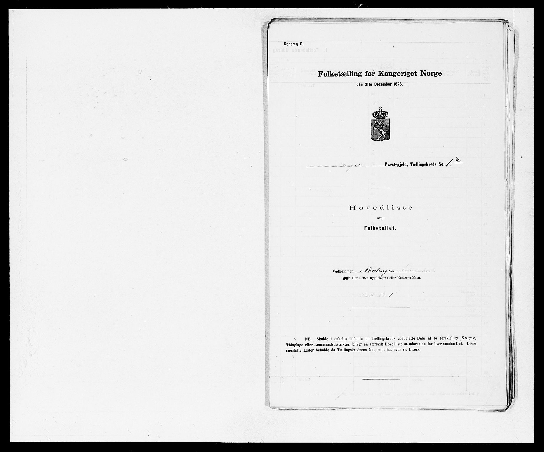 SAB, 1875 census for 1261P Manger, 1875, p. 2