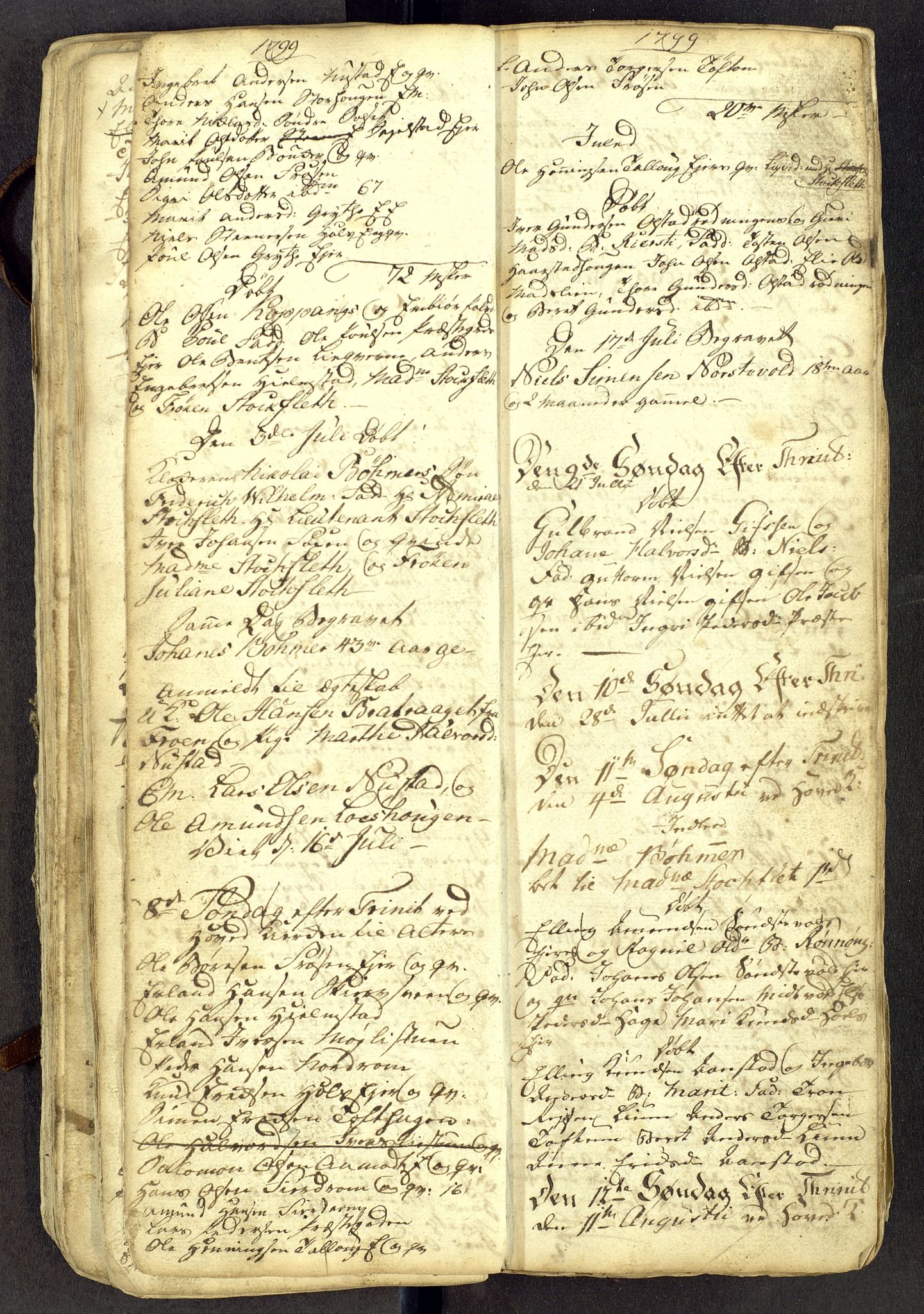 Gausdal prestekontor, AV/SAH-PREST-090/H/Ha: Parish register draft no. -, 1794-1811