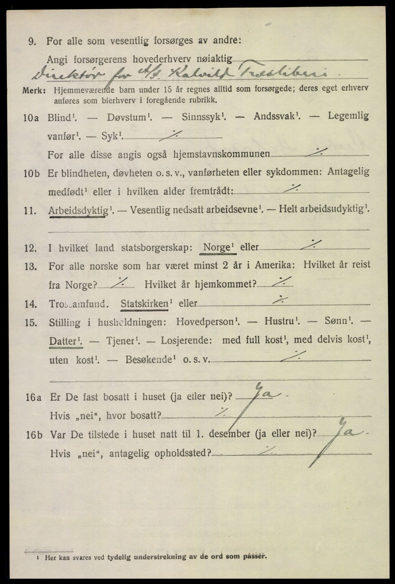 SAK, 1920 census for Vestre Moland, 1920, p. 4778