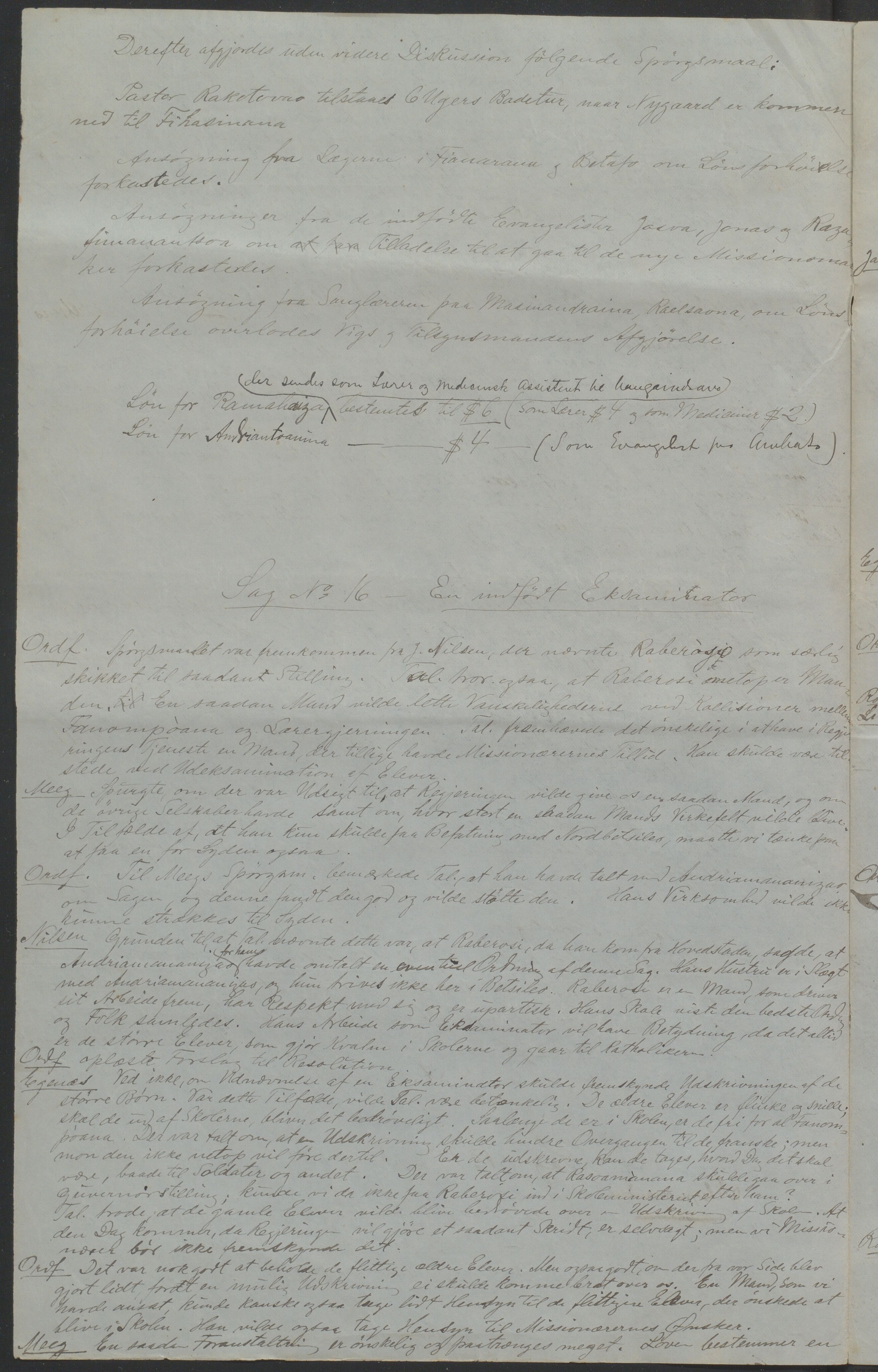 Det Norske Misjonsselskap - hovedadministrasjonen, VID/MA-A-1045/D/Da/Daa/L0037/0006: Konferansereferat og årsberetninger / Konferansereferat fra Madagaskar Innland., 1888