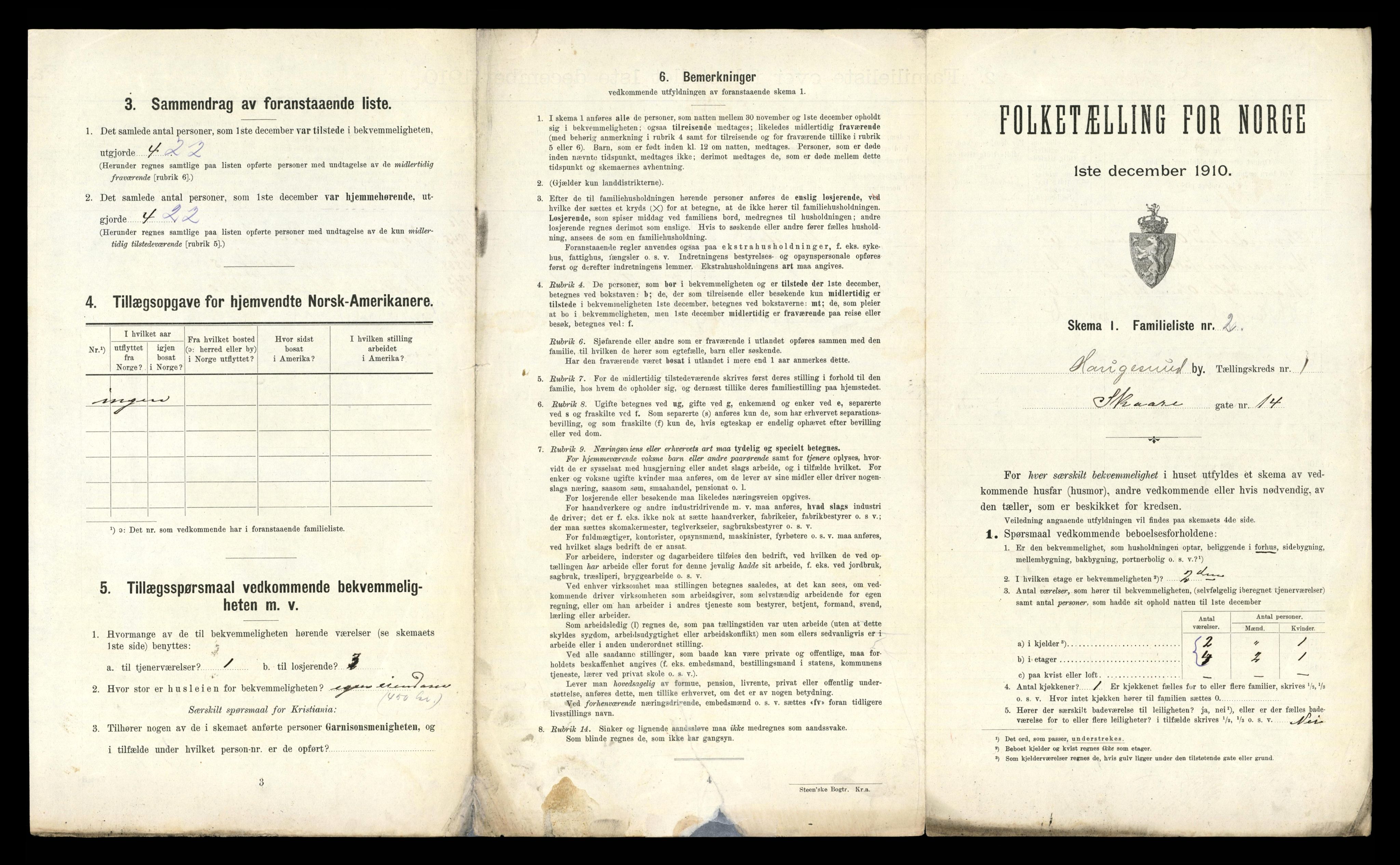 RA, 1910 census for Haugesund, 1910, p. 816