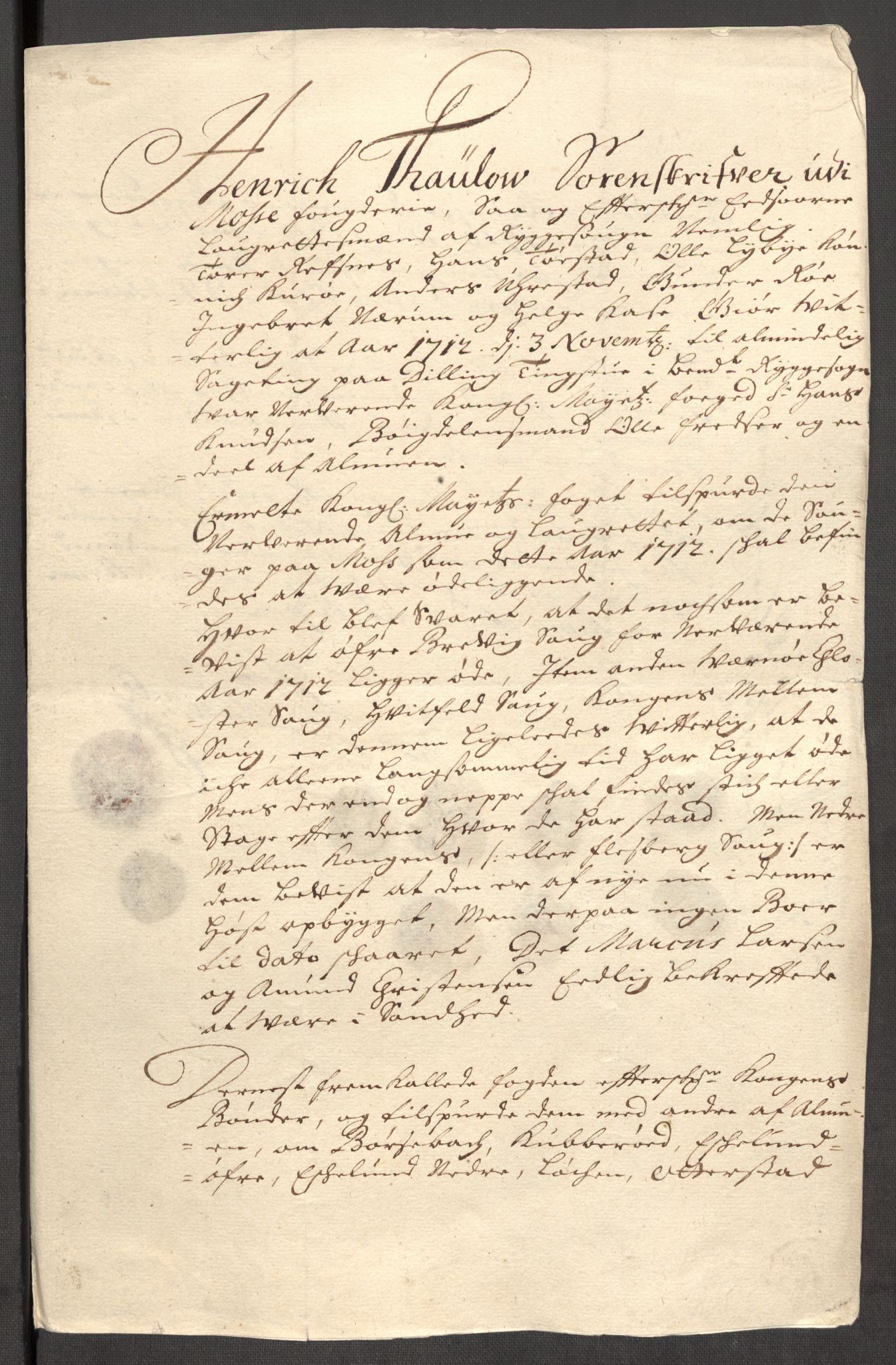 Rentekammeret inntil 1814, Reviderte regnskaper, Fogderegnskap, RA/EA-4092/R04/L0137: Fogderegnskap Moss, Onsøy, Tune, Veme og Åbygge, 1712, p. 77