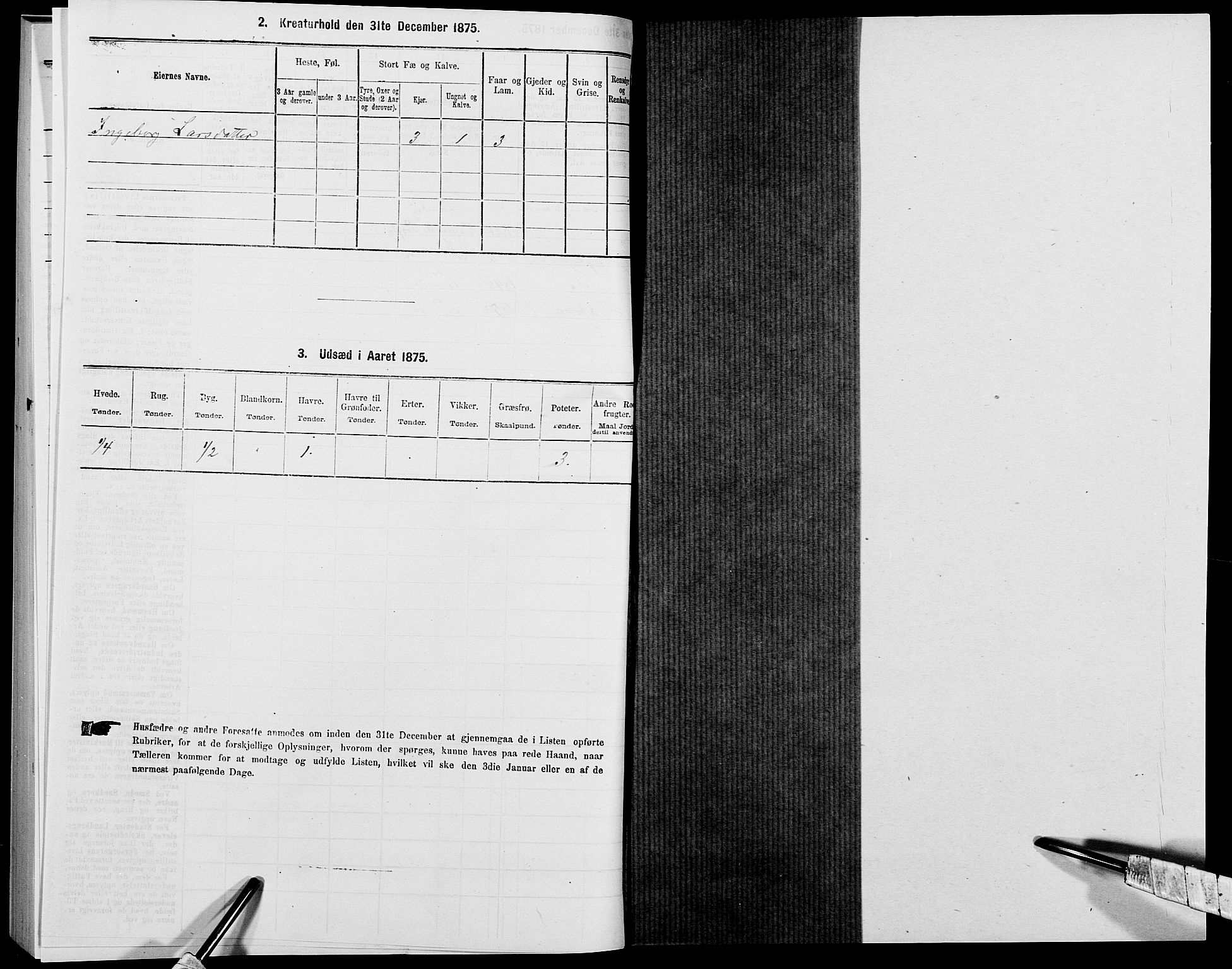 SAK, 1875 census for 0924P Homedal, 1875, p. 126