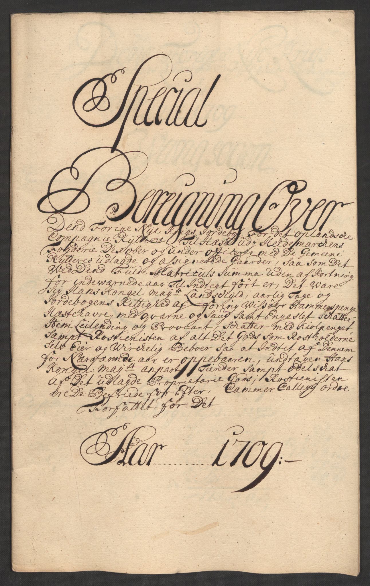 Rentekammeret inntil 1814, Reviderte regnskaper, Fogderegnskap, RA/EA-4092/R16/L1045: Fogderegnskap Hedmark, 1709, p. 210