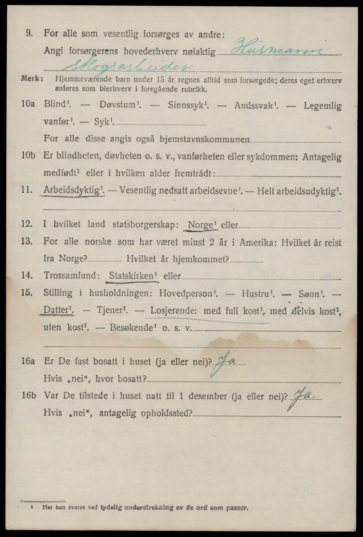 SAKO, 1920 census for Seljord, 1920, p. 4209