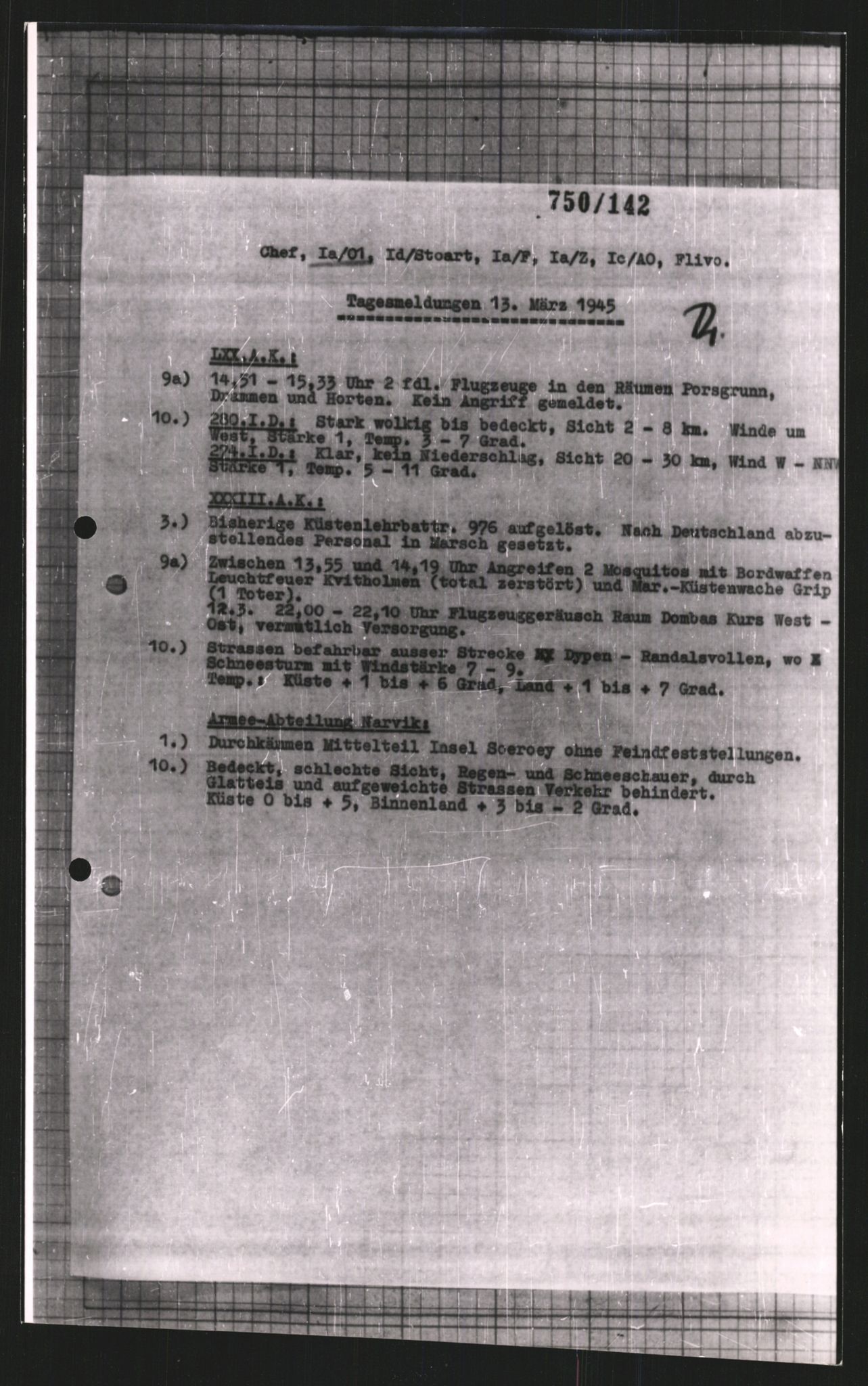 Forsvarets Overkommando. 2 kontor. Arkiv 11.4. Spredte tyske arkivsaker, AV/RA-RAFA-7031/D/Dar/Dara/L0008: Krigsdagbøker for 20. Gebirgs-Armee-Oberkommando (AOK 20), 1945, p. 417