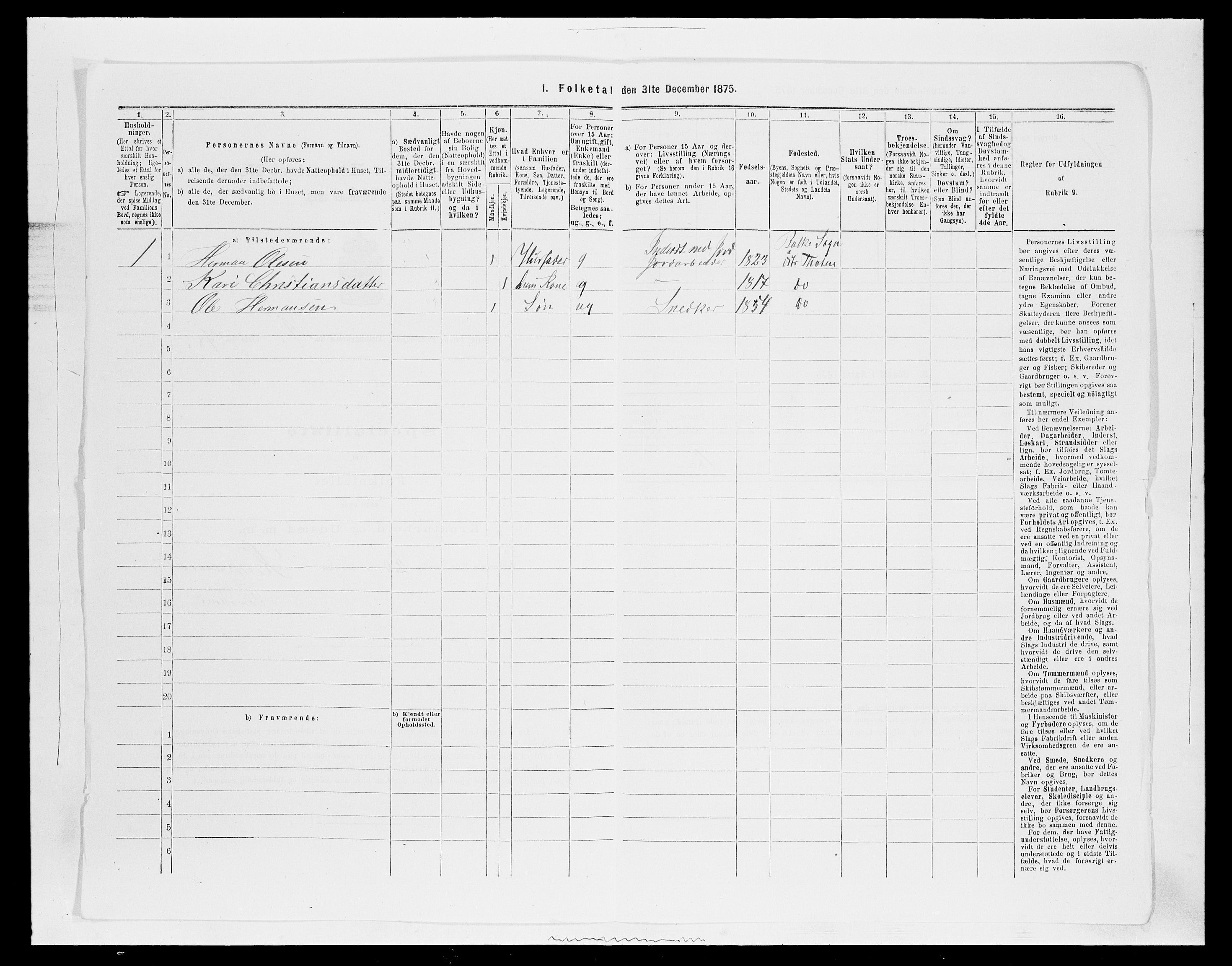 SAH, 1875 census for 0528P Østre Toten, 1875, p. 339