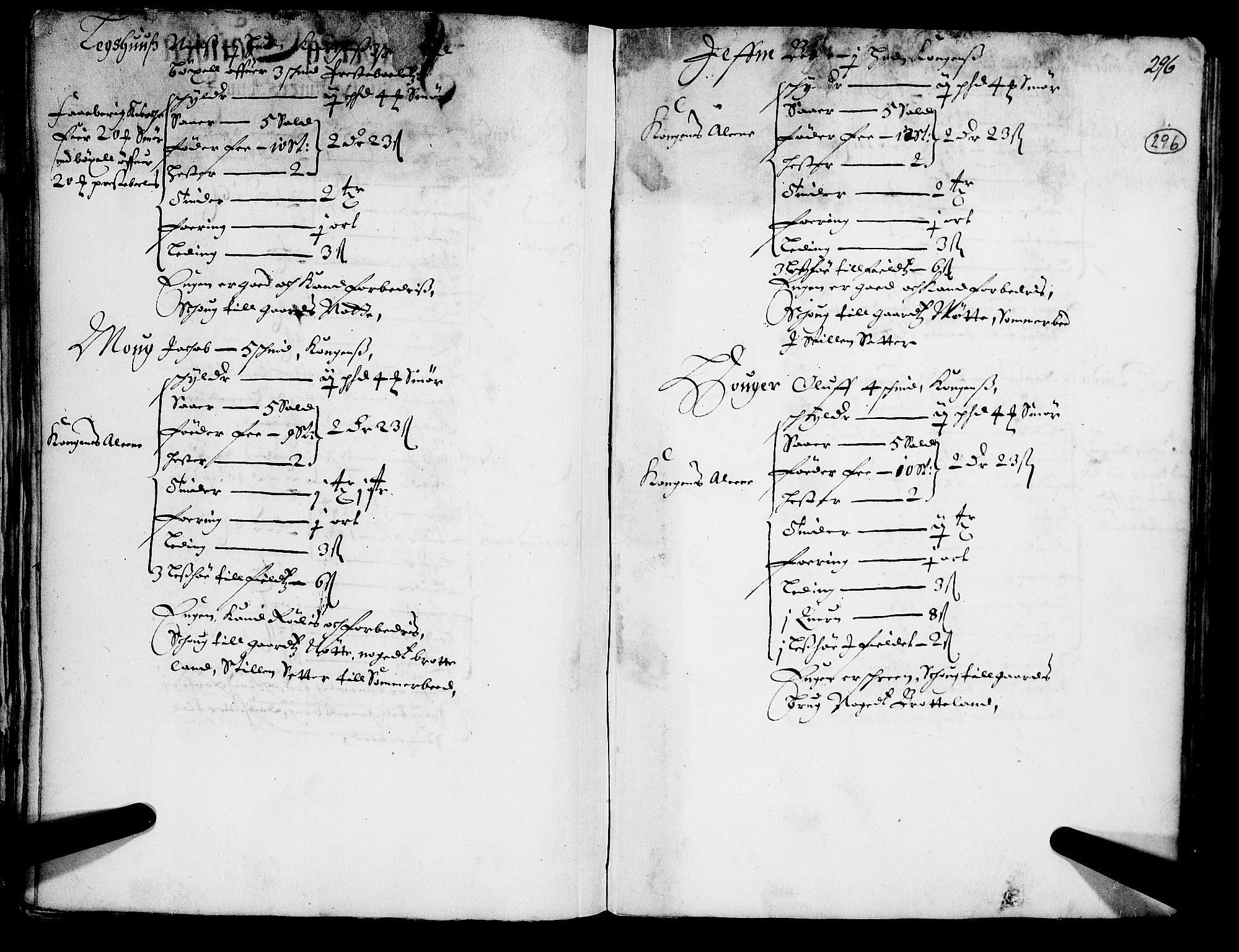 Rentekammeret inntil 1814, Realistisk ordnet avdeling, RA/EA-4070/N/Nb/Nba/L0015: Gudbrandsdalen fogderi, 2. del, 1668, p. 295b-296a