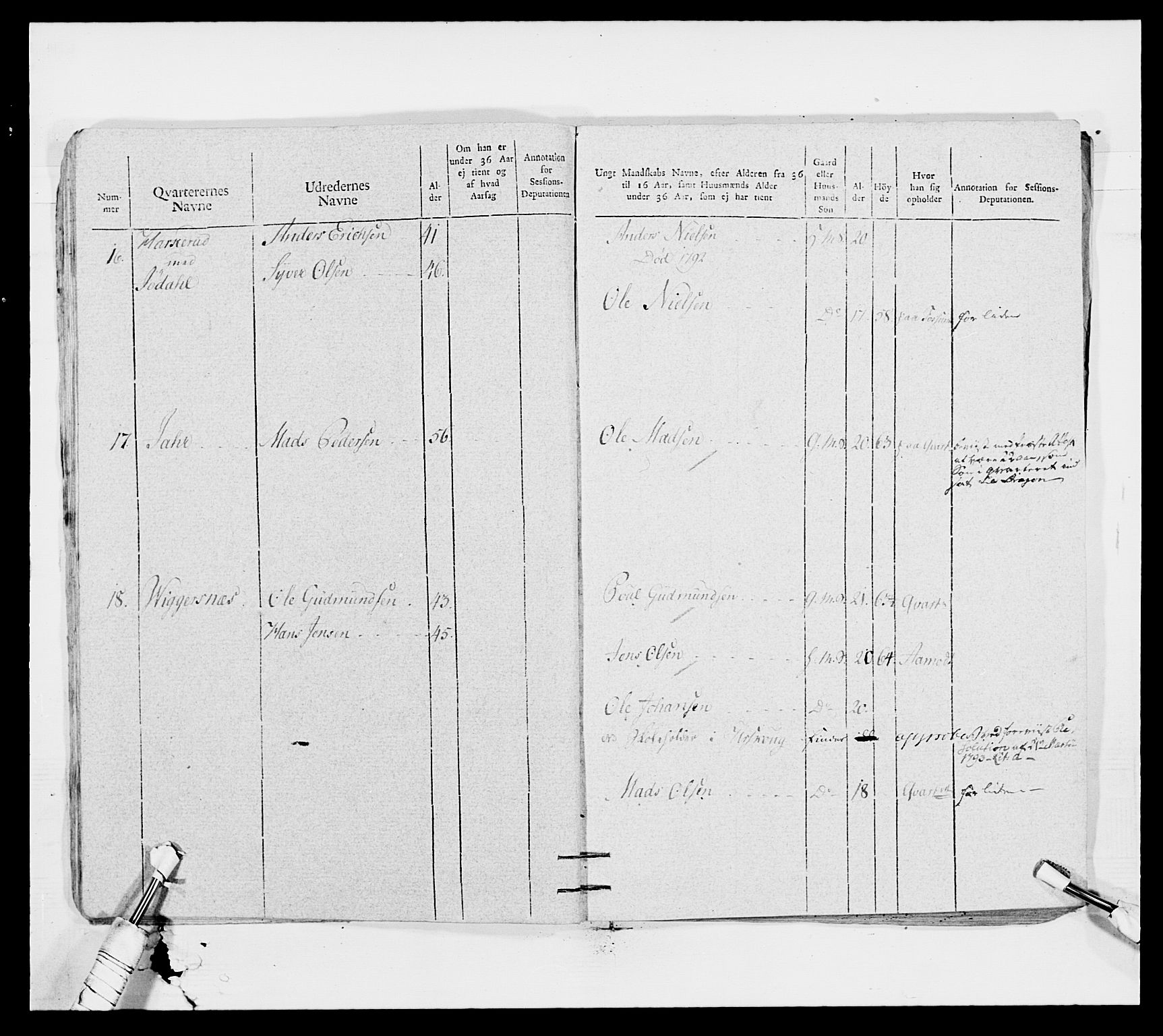 Generalitets- og kommissariatskollegiet, Det kongelige norske kommissariatskollegium, AV/RA-EA-5420/E/Eh/L0010: Smålenske dragonregiment, 1786-1795, p. 360