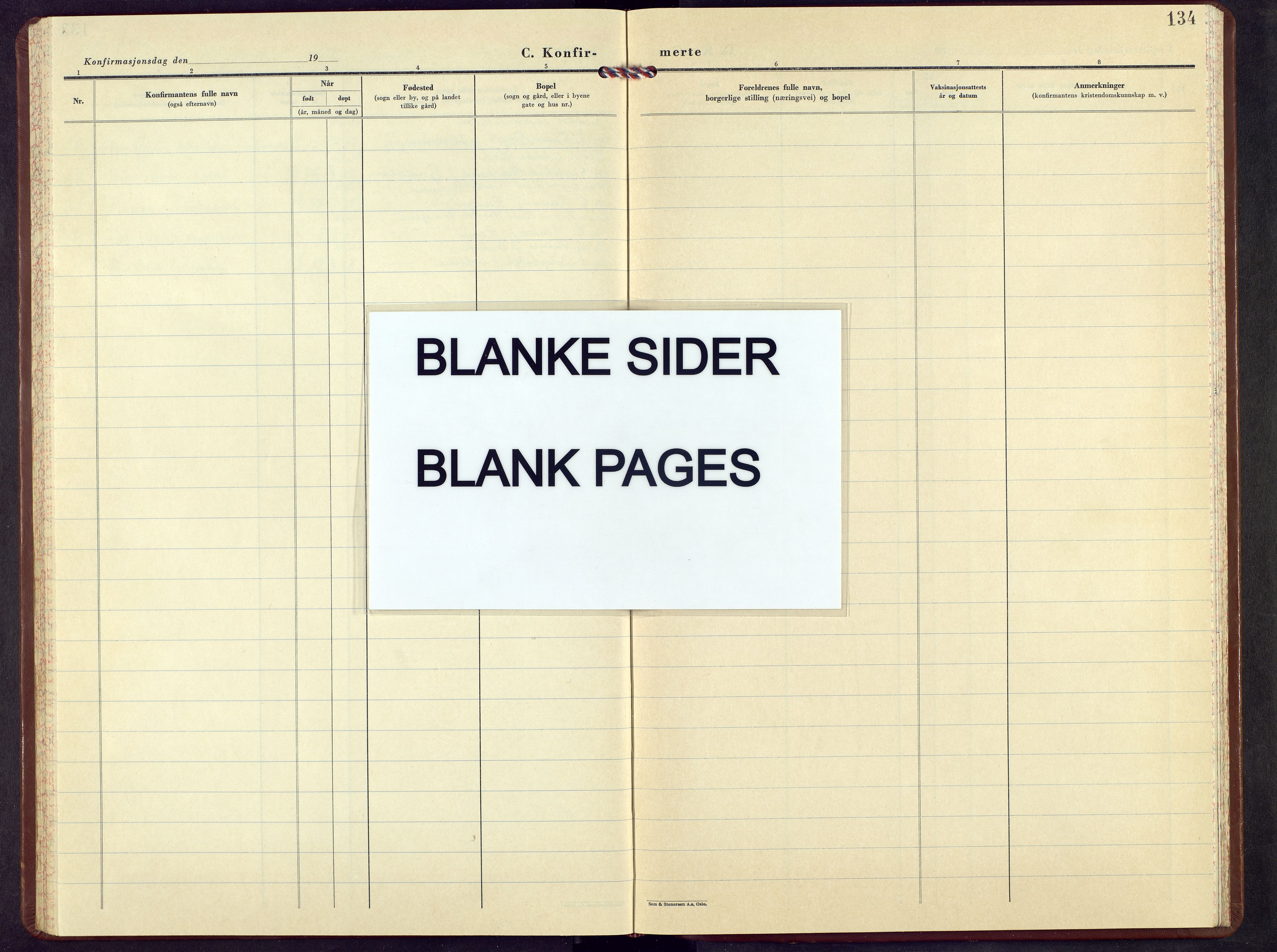 Nordre Land prestekontor, AV/SAH-PREST-124/H/Ha/Hab/L0011: Parish register (copy) no. 11, 1955-1972, p. 134