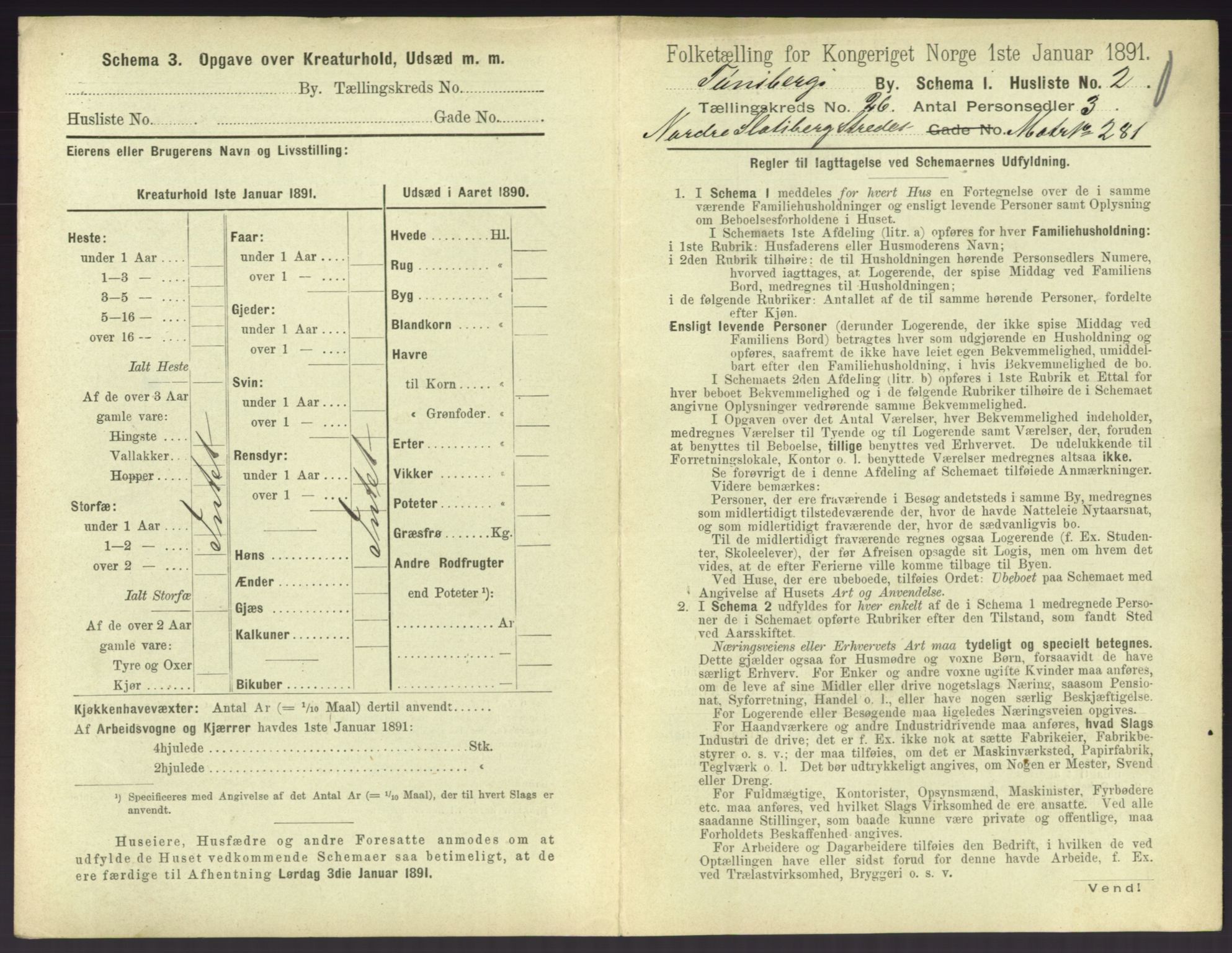 RA, 1891 census for 0705 Tønsberg, 1891, p. 820