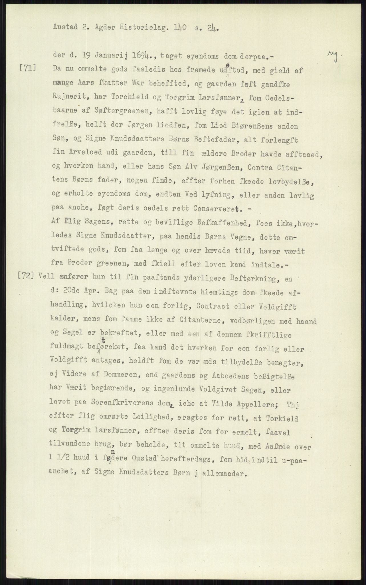 Samlinger til kildeutgivelse, Diplomavskriftsamlingen, AV/RA-EA-4053/H/Ha, p. 397